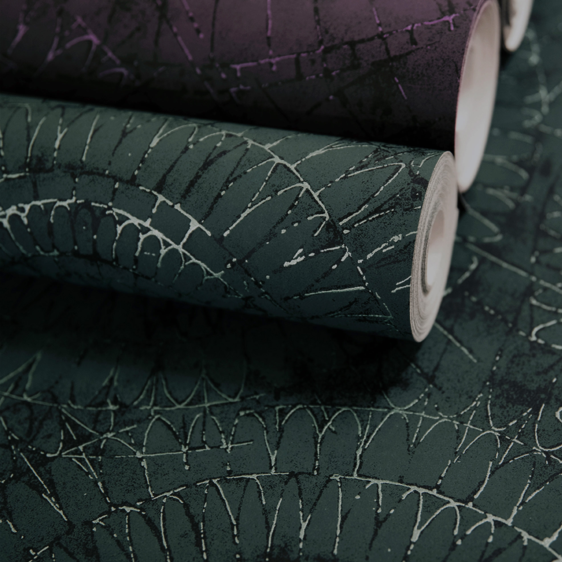 Hohenberger Vliestapete Chalk Notre Dame Smaragd 65574