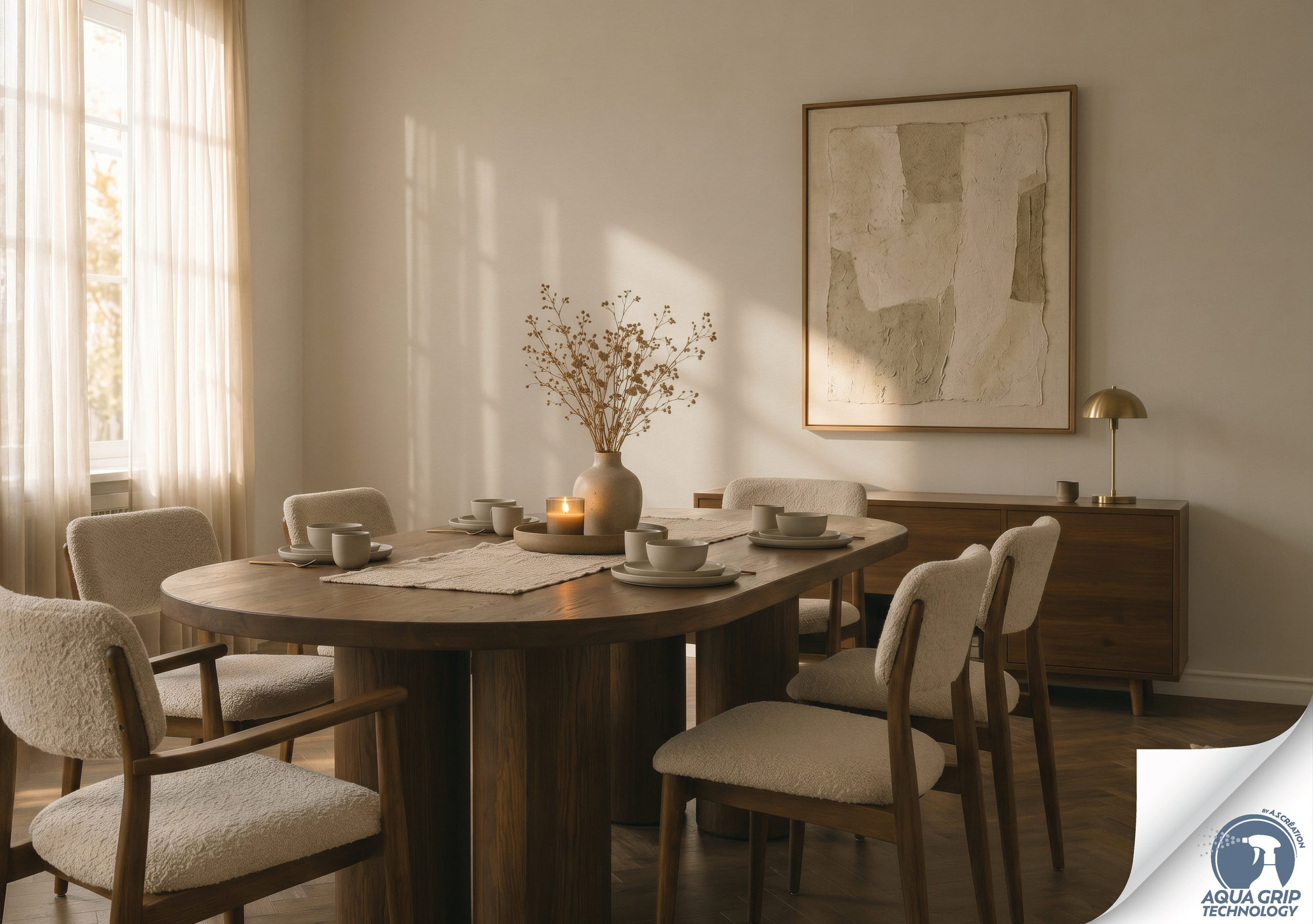 AS Vliestapete Cosiness Designdrop 2 Unitapete Beige 792435