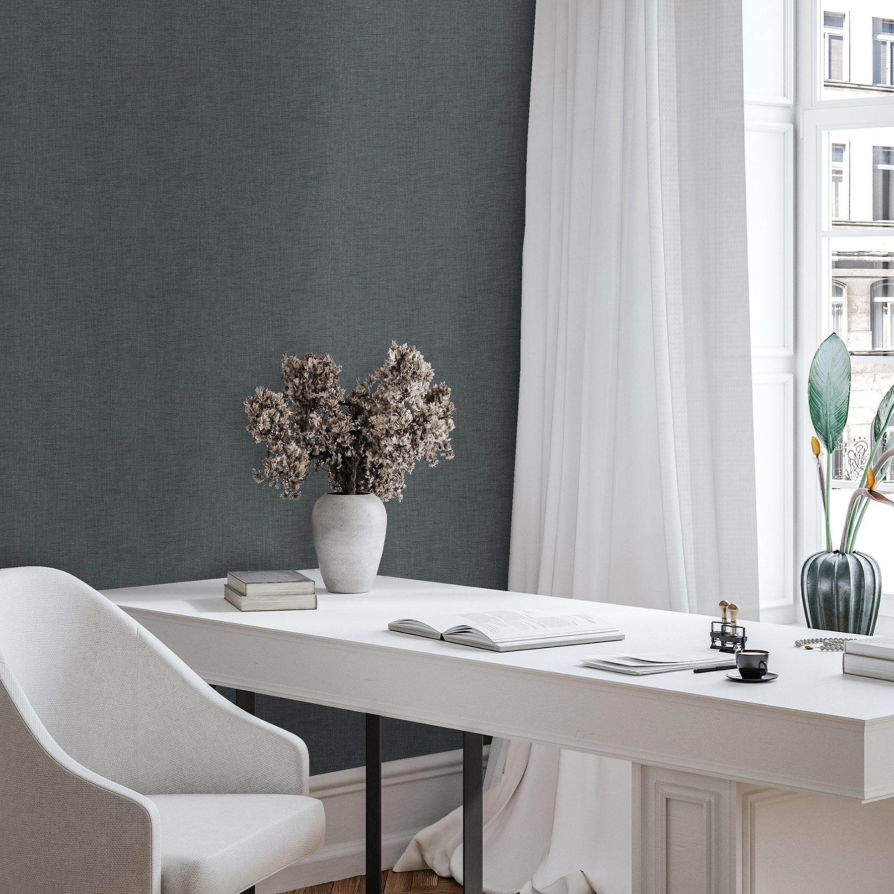 Hohenberger Vliestapete Tesoro Collage Uni Mare 65602