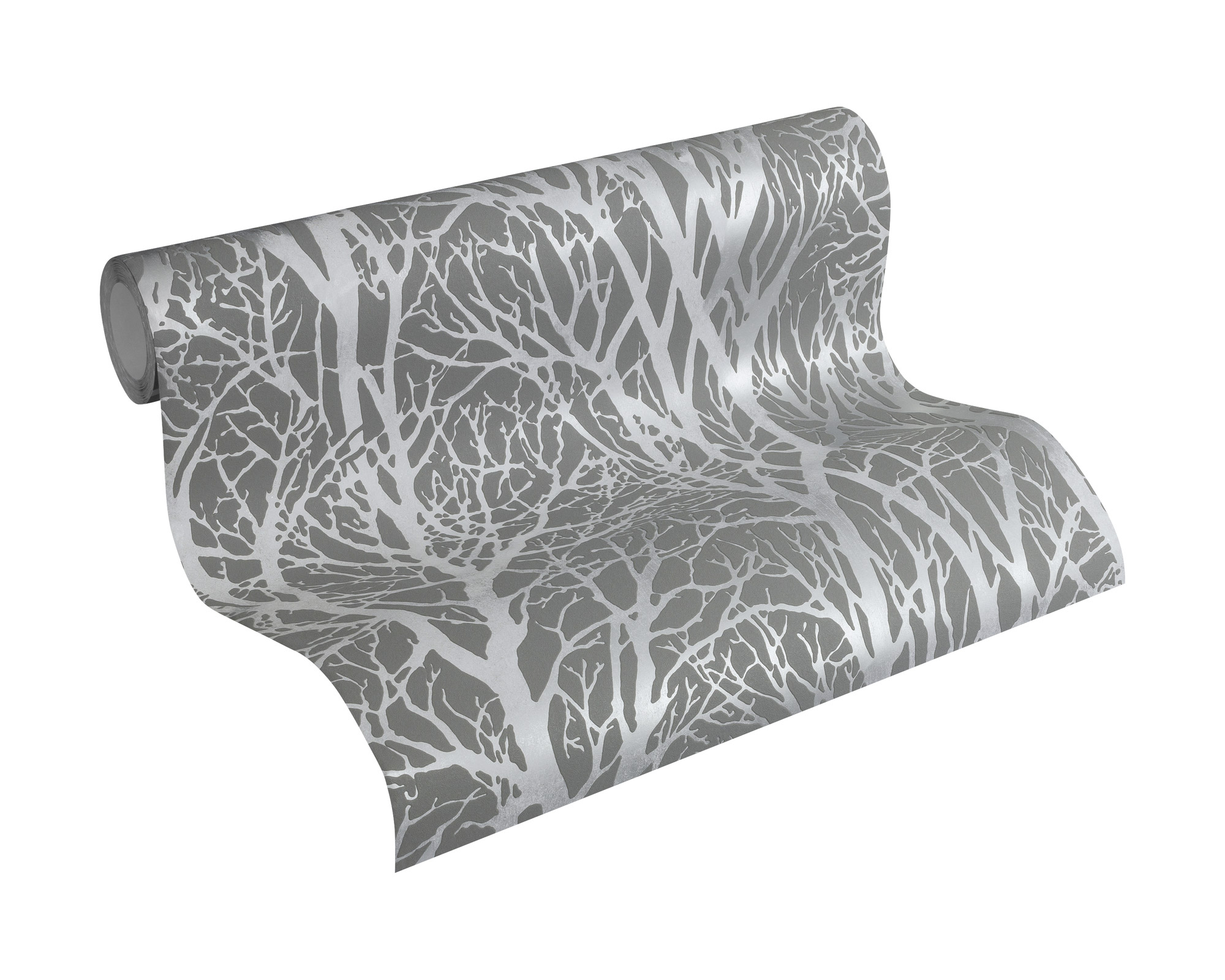 AS Vliestapete Attractive 2 Waldtapete Grau 300943