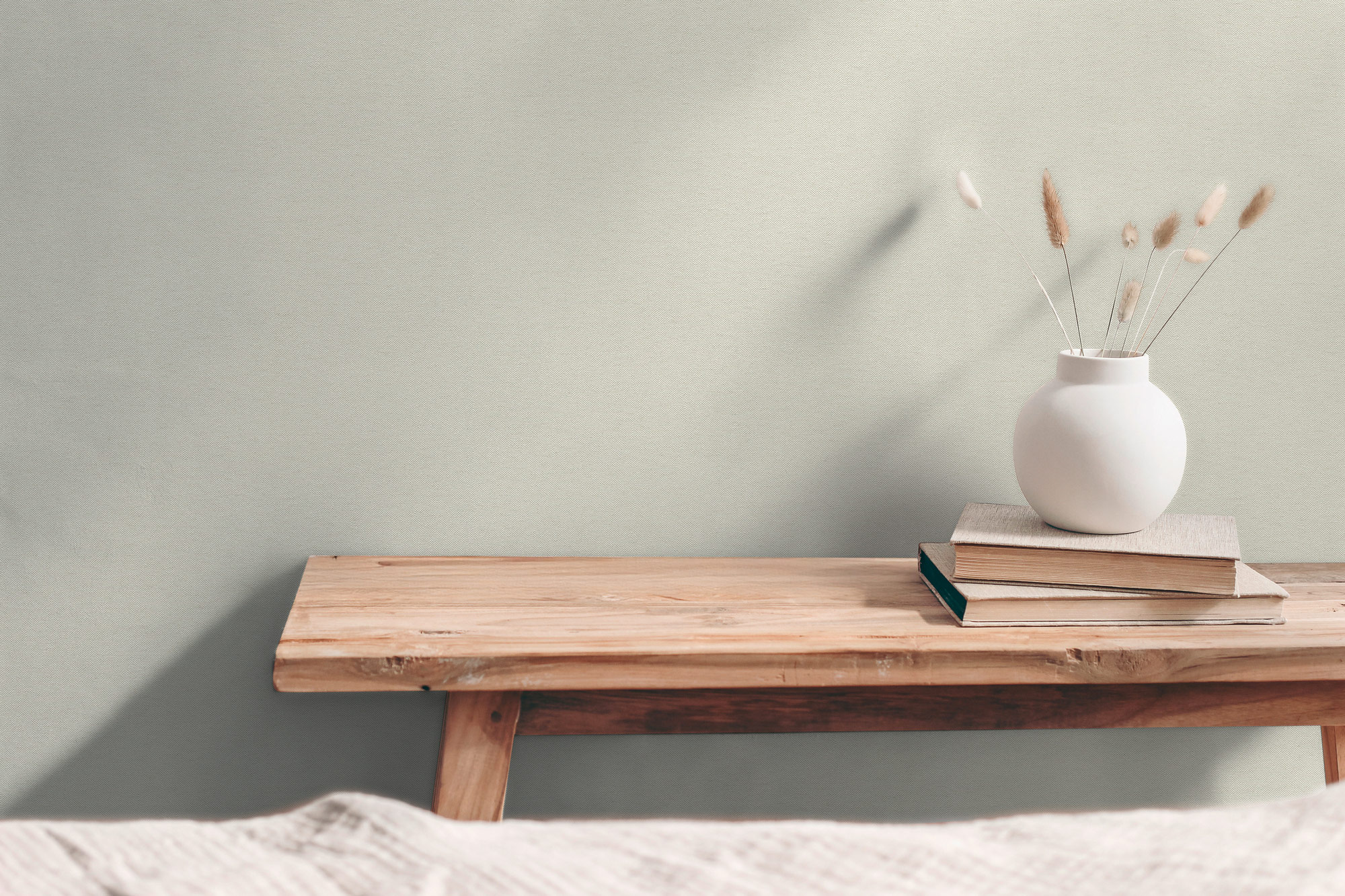 AS Vliestapete Hygge 3 Uni Creme 790973