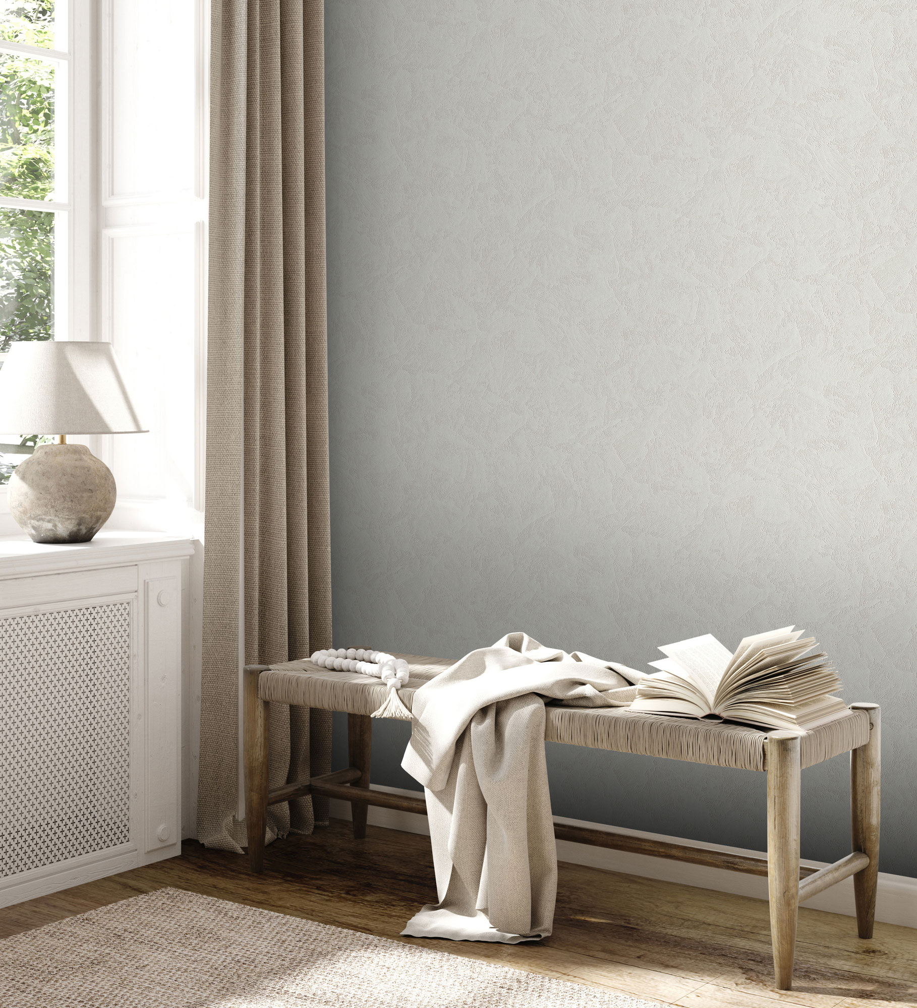 Livingwalls Vliestapete Premium Wall 2 einfarbig 390355