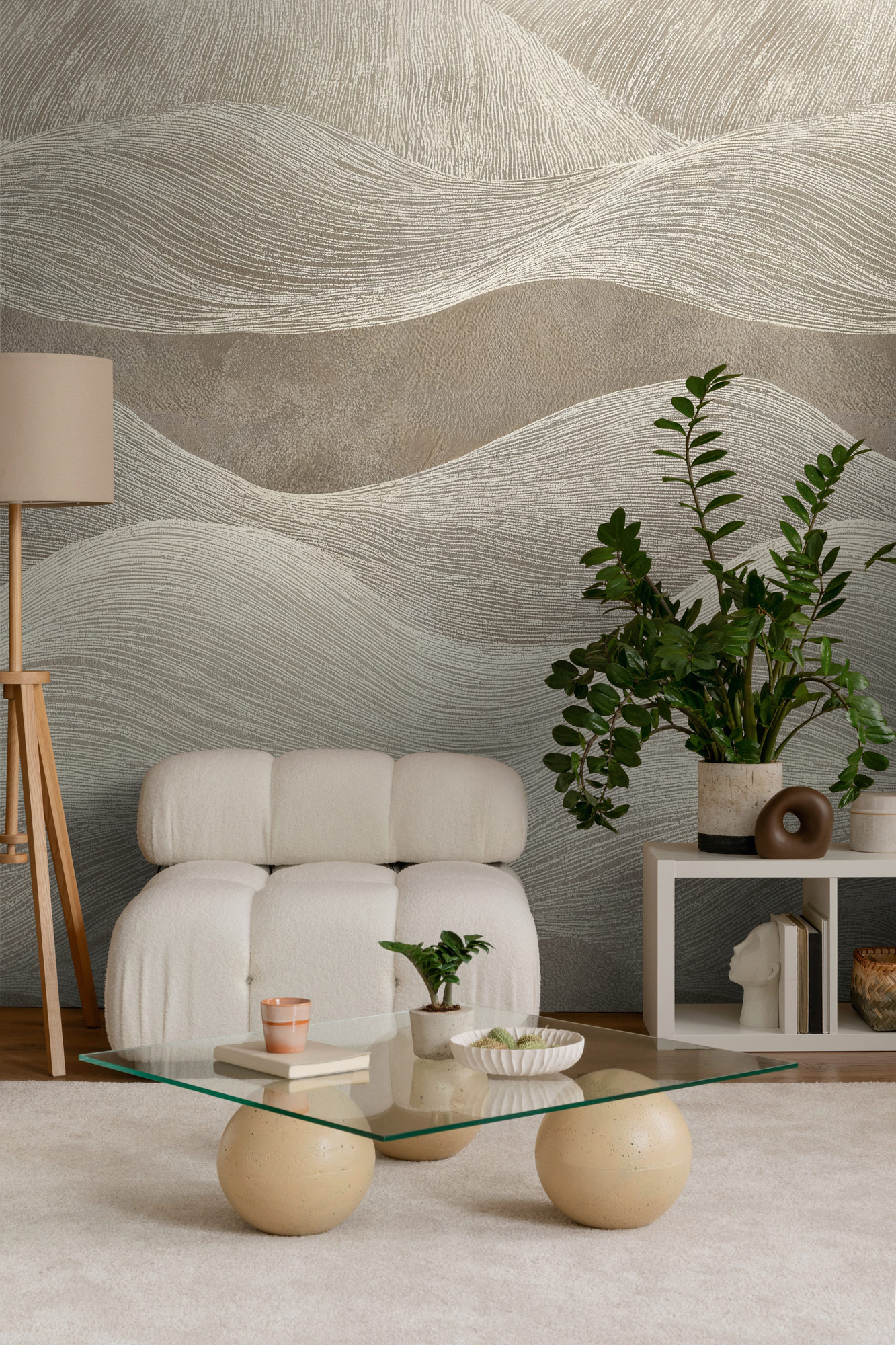 AS Fototapete The Wall 4 Landschaft Braun 792231