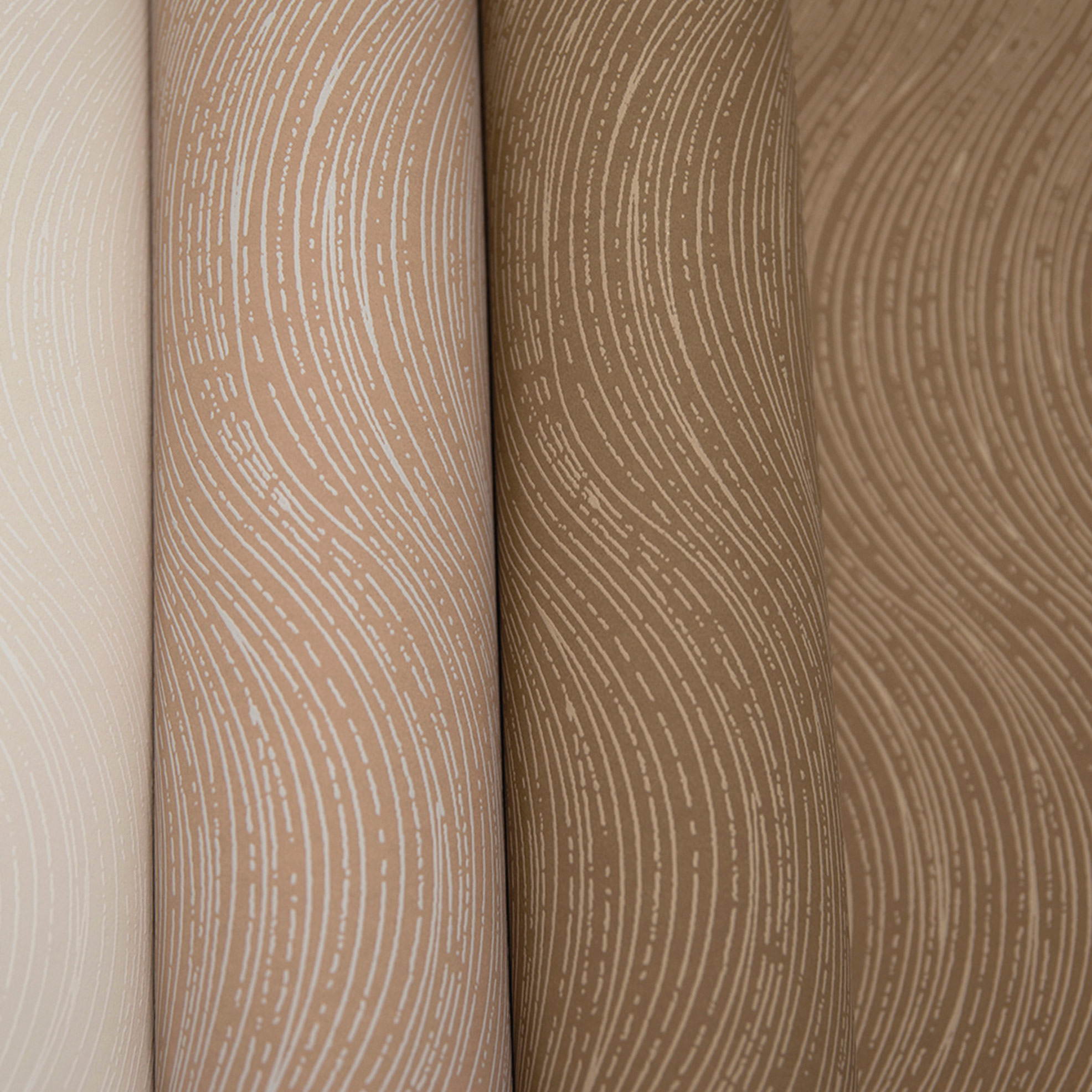 Hohenberger Vliestapete Chalk Ripple Cognac 65528