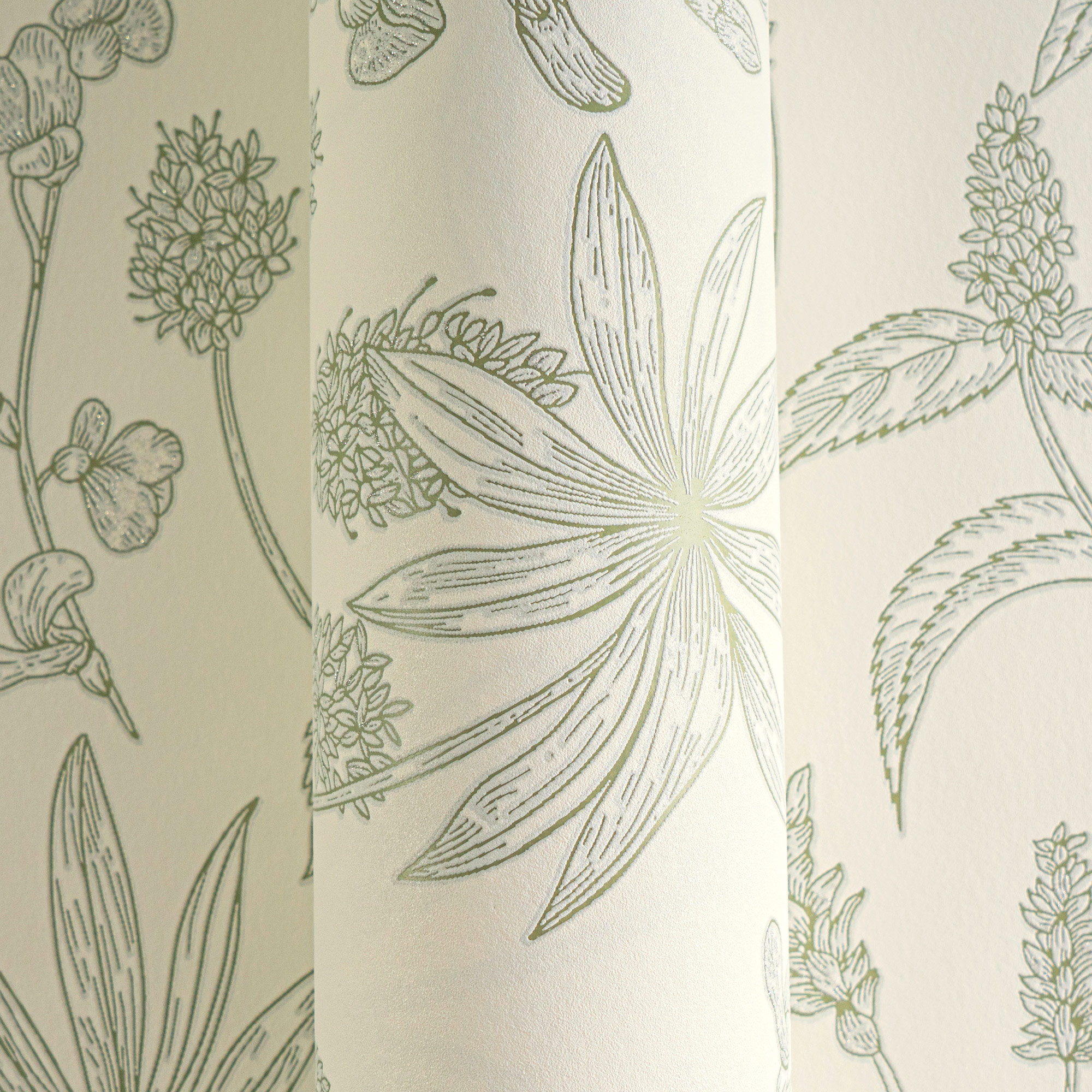 AS Vliestapete Casual Living Grün Pflanzen 373635