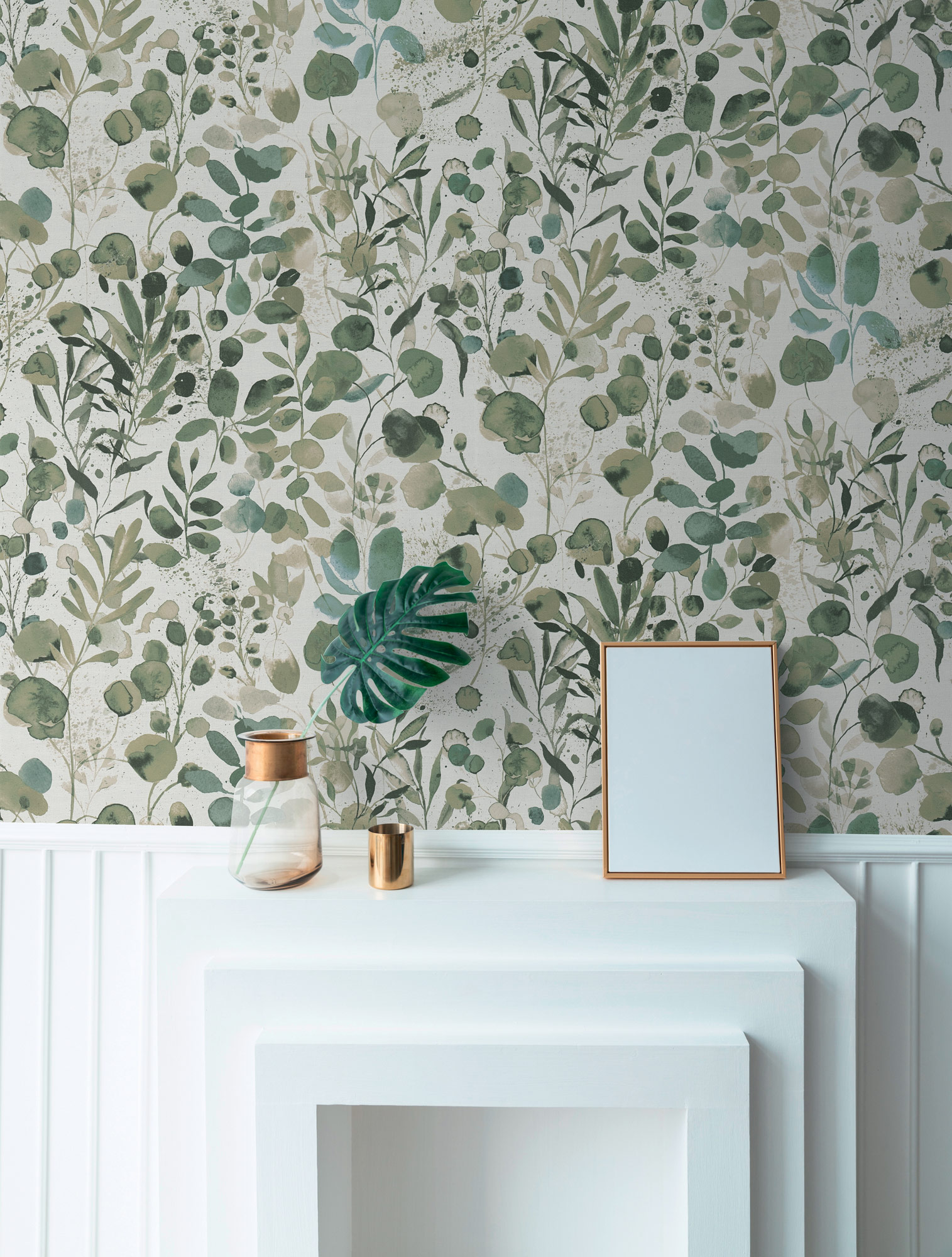 AS Vliestapete PintWalls II Blätter Grün 396971