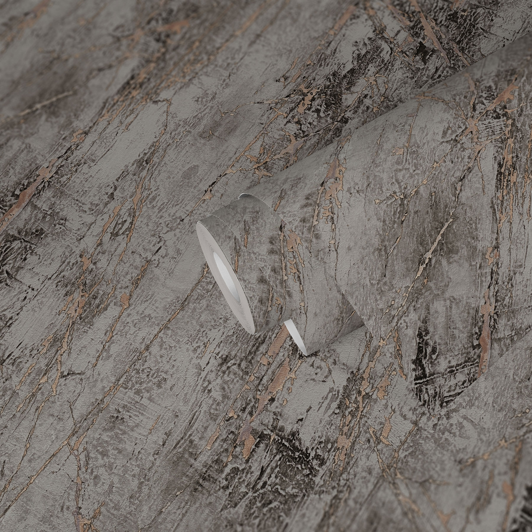 AS Vliestapete The BOS grau Marmortapete 388174