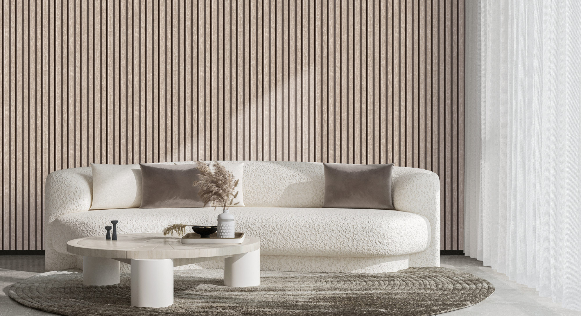 AS Vliestapete Attractive 3 Holzpaneele Beige 790414