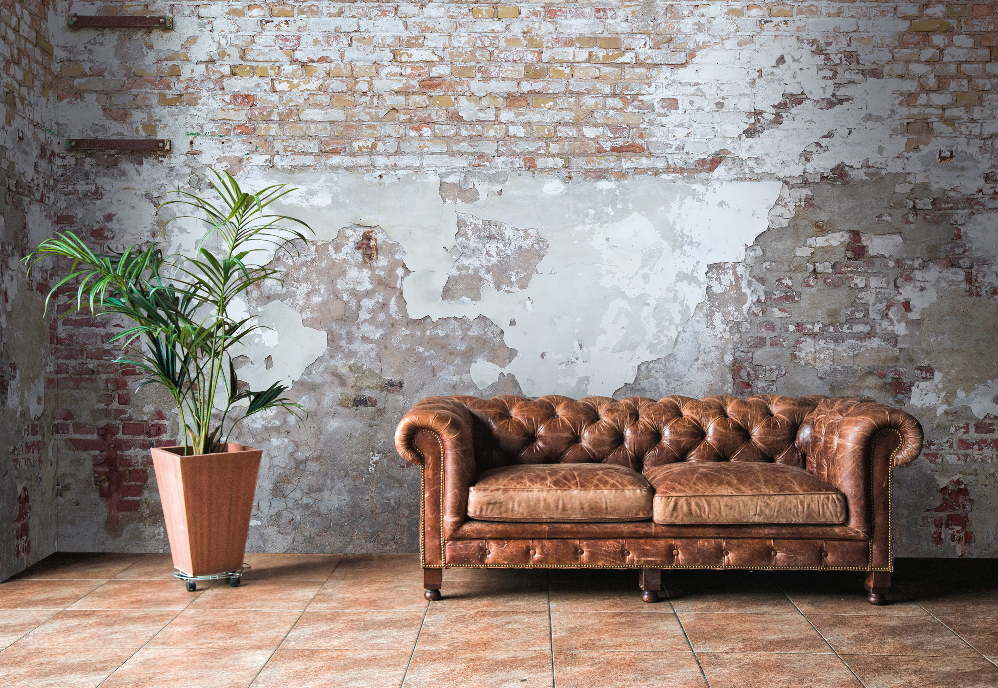 Livingwalls Vliestapete The Wall II Steinoptik 392261