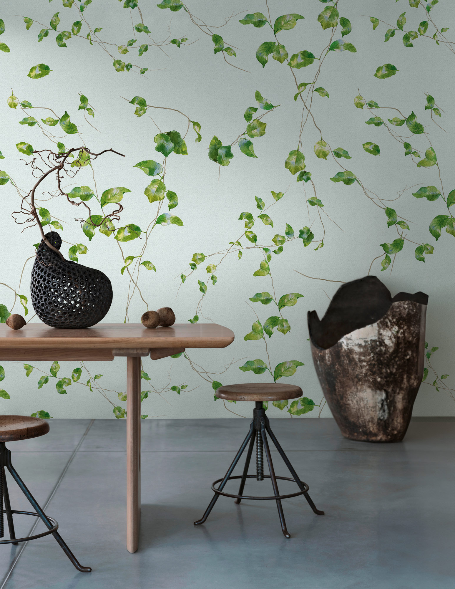 Livingwalls Vliestapete The Wall 3 Blätterranke 398801