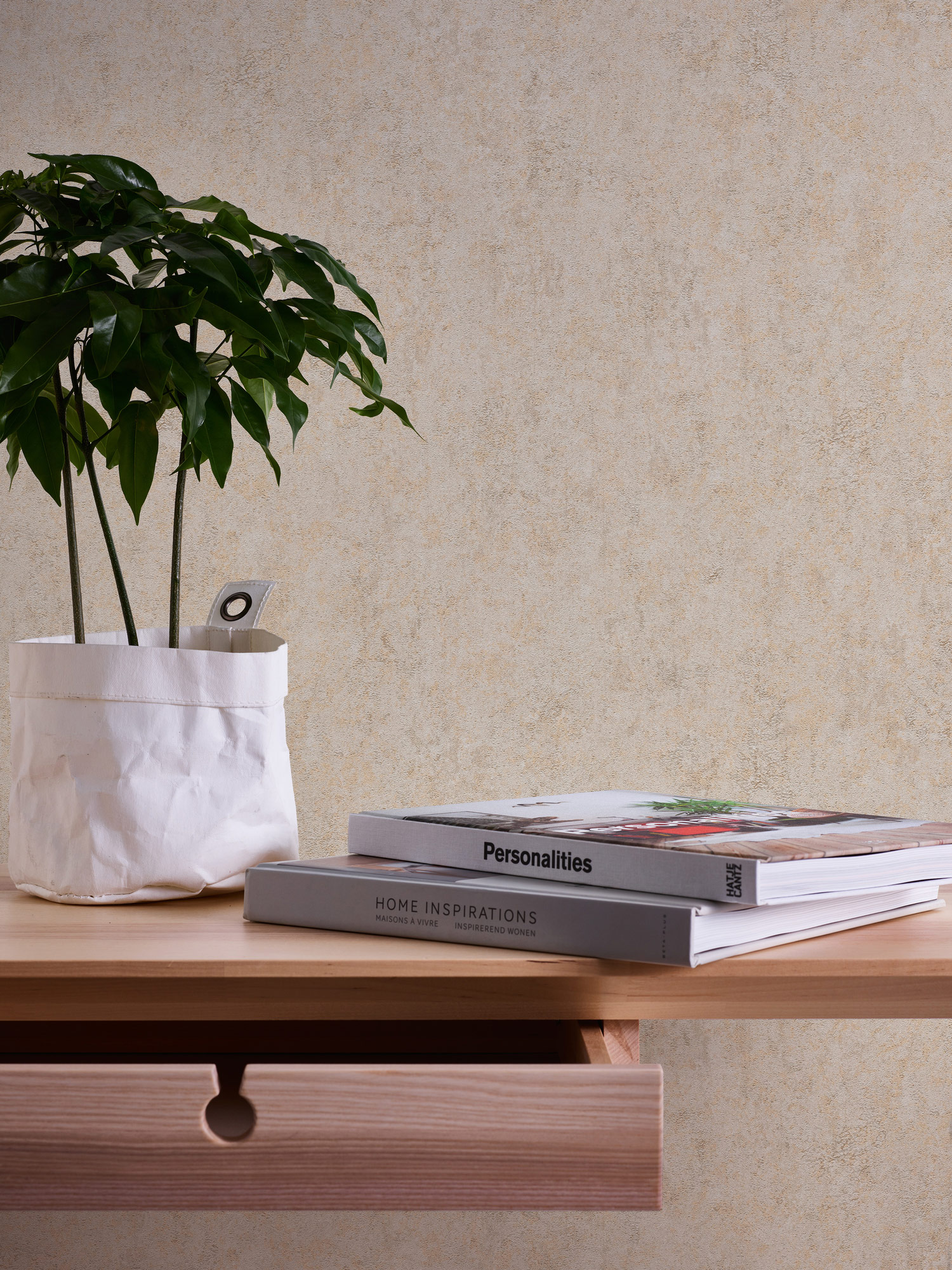 AS Vliestapete Trend Spectrum Unitapete Beige 390361
