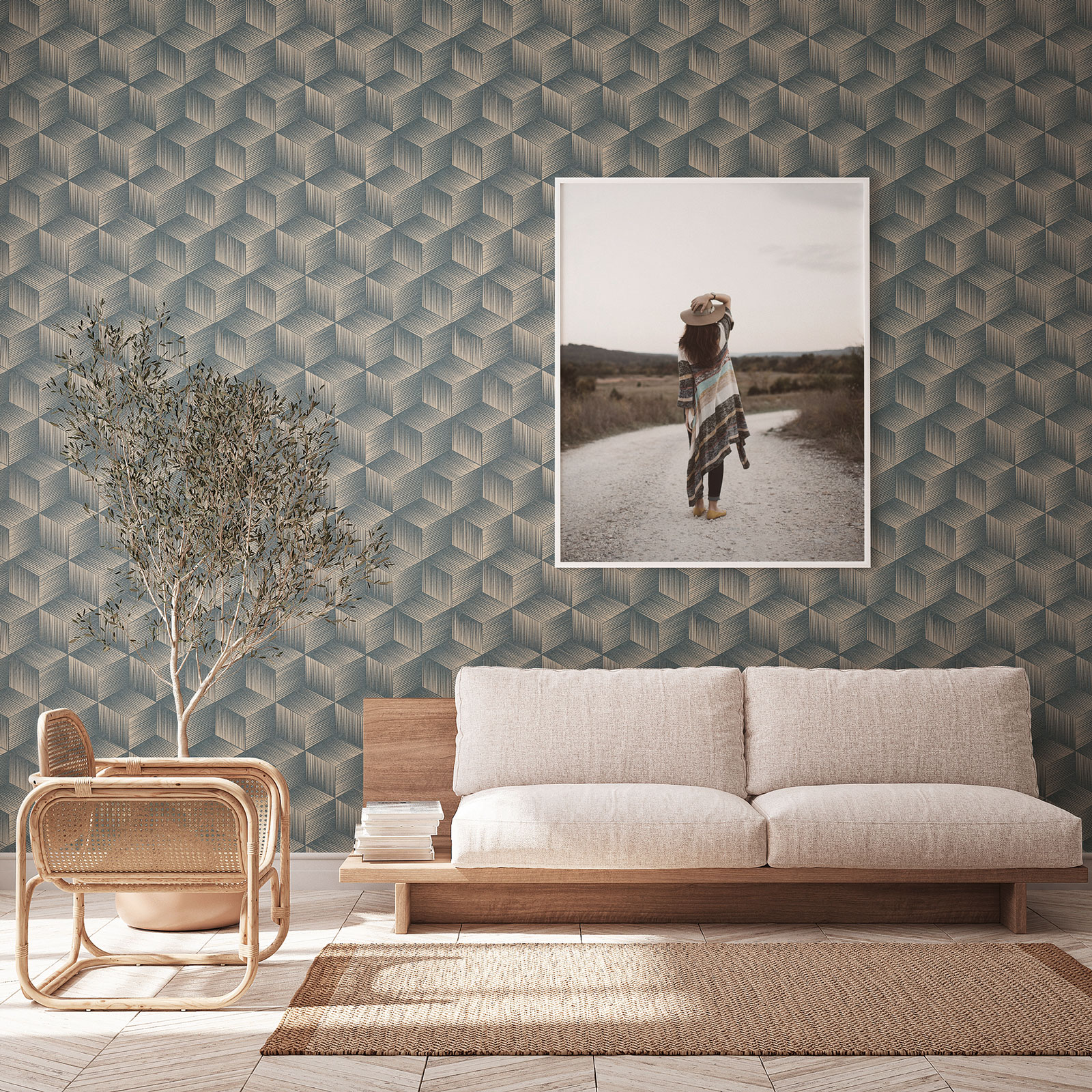 AS Vliestapete Deco Satintapete 3D Tapete 385063