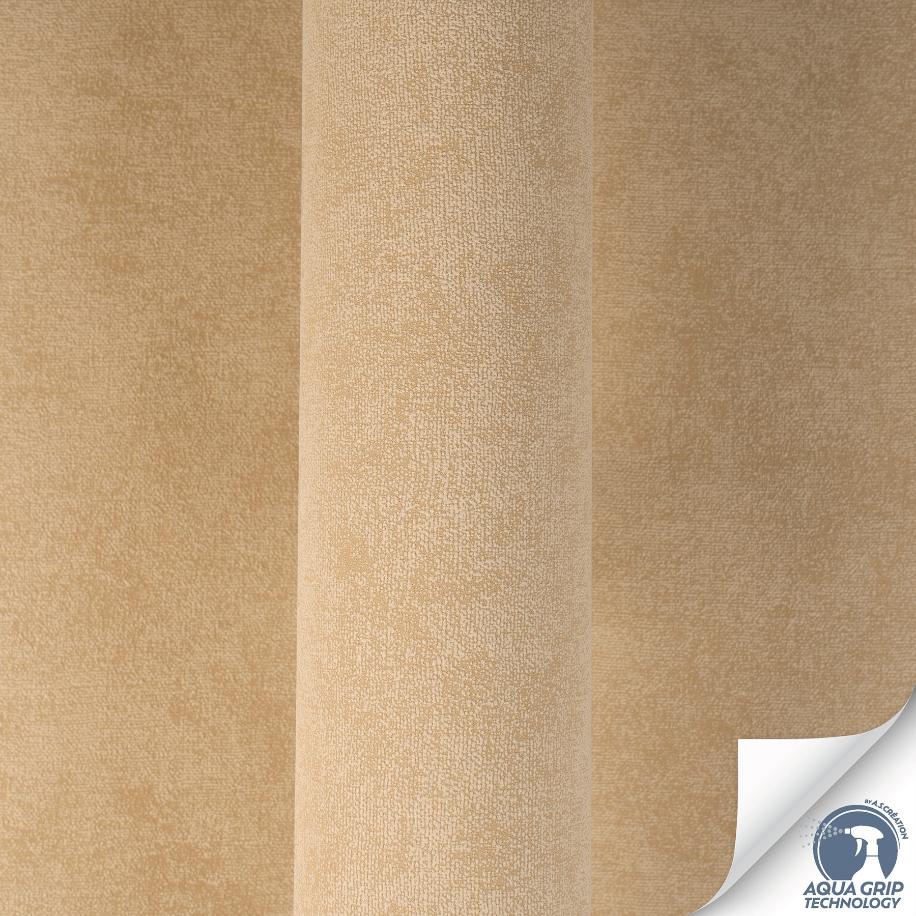 AS Vliestapete Cosiness Designdrop 2 Uni Beige 792841