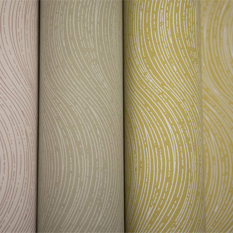 Hohenberger Vliestapete Chalk Ripple Yellow 65483