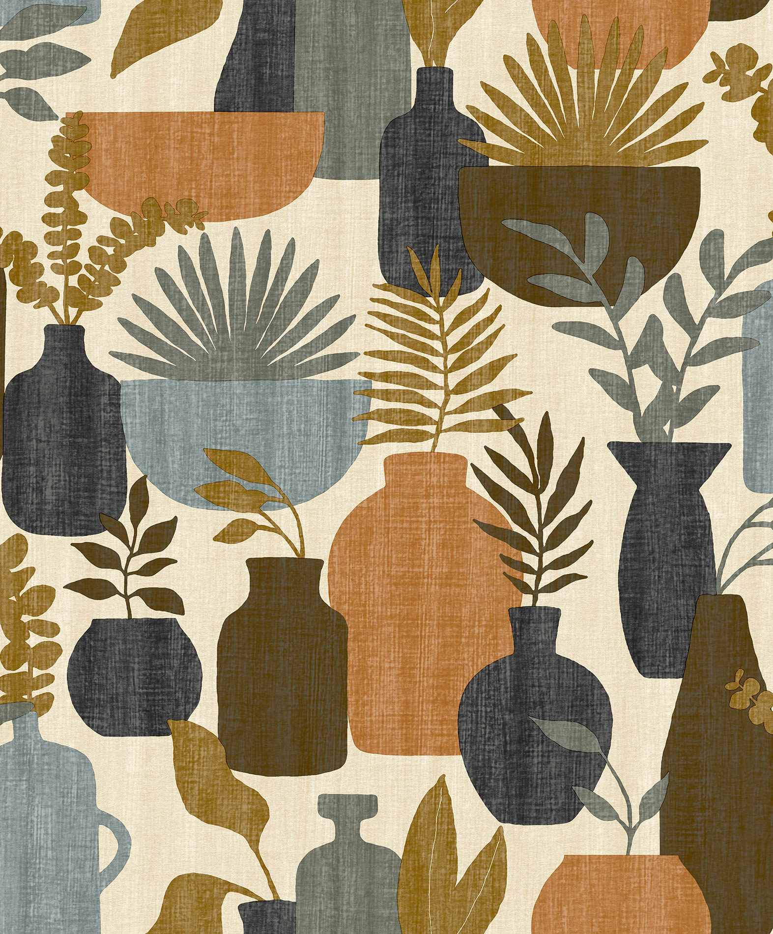 Thomas Vliestapete Brasilien Beige / braun Grafik BA26041