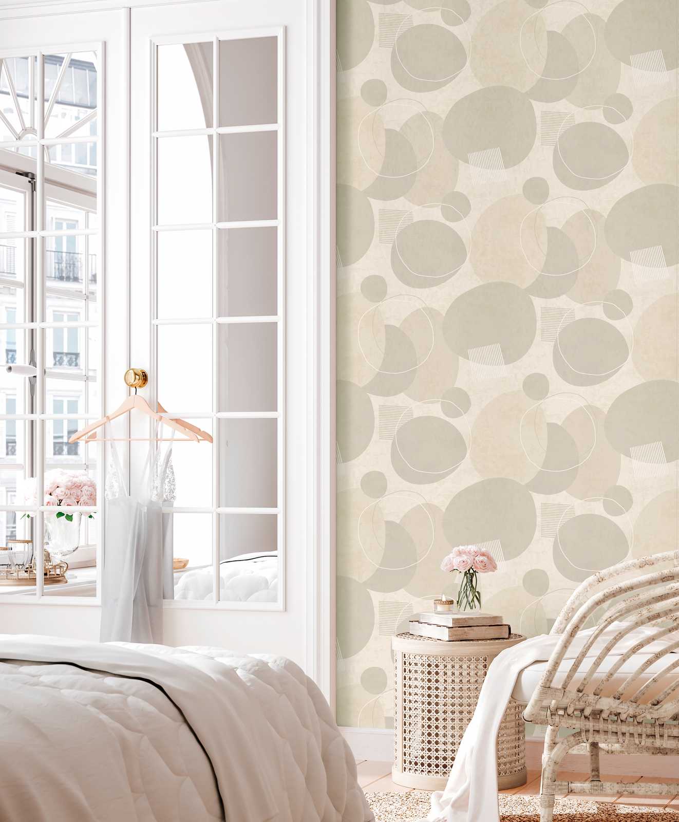 AS Creation Vliestapete Geo Effect grau 385954