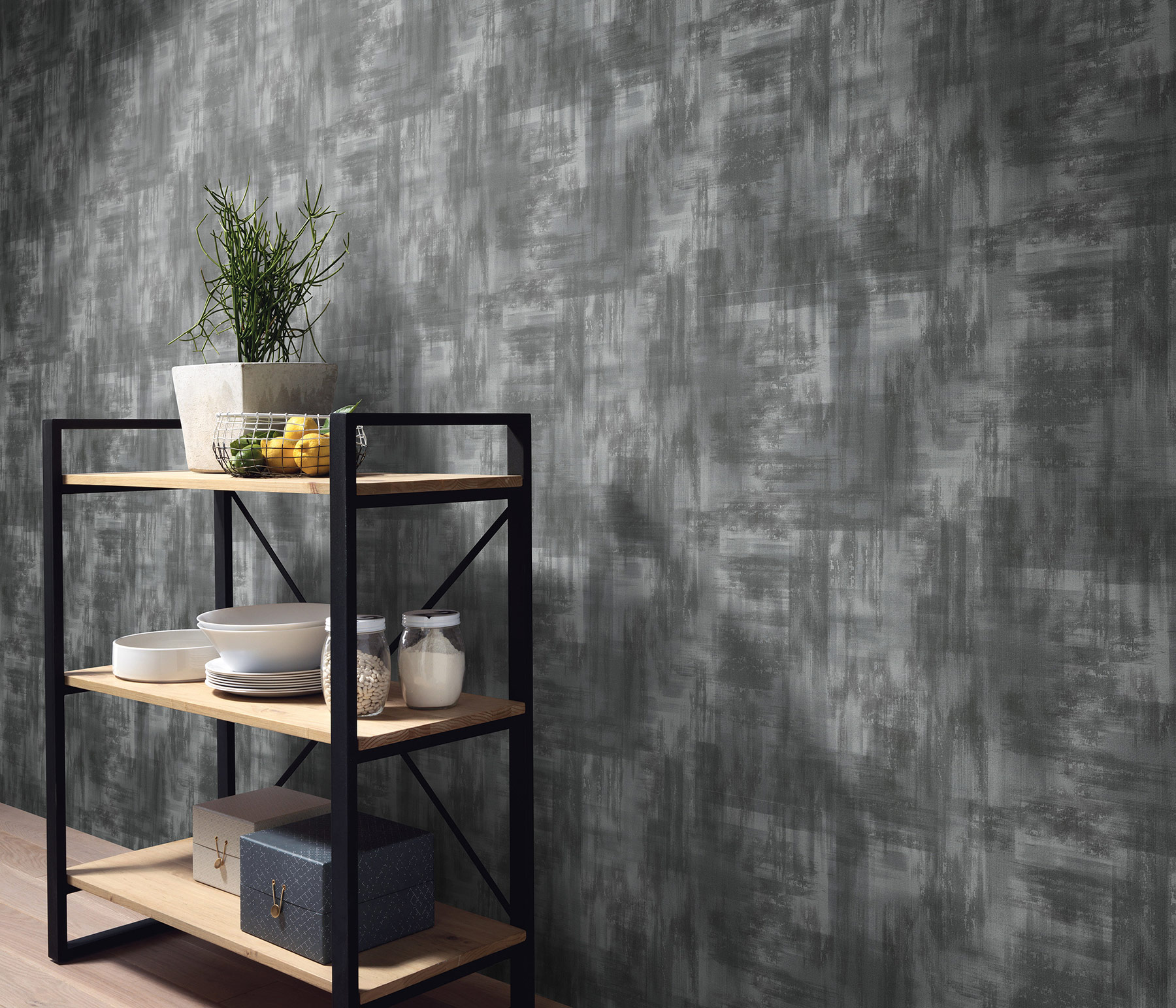 Erismann Vliestapete Elysium silber 1048029