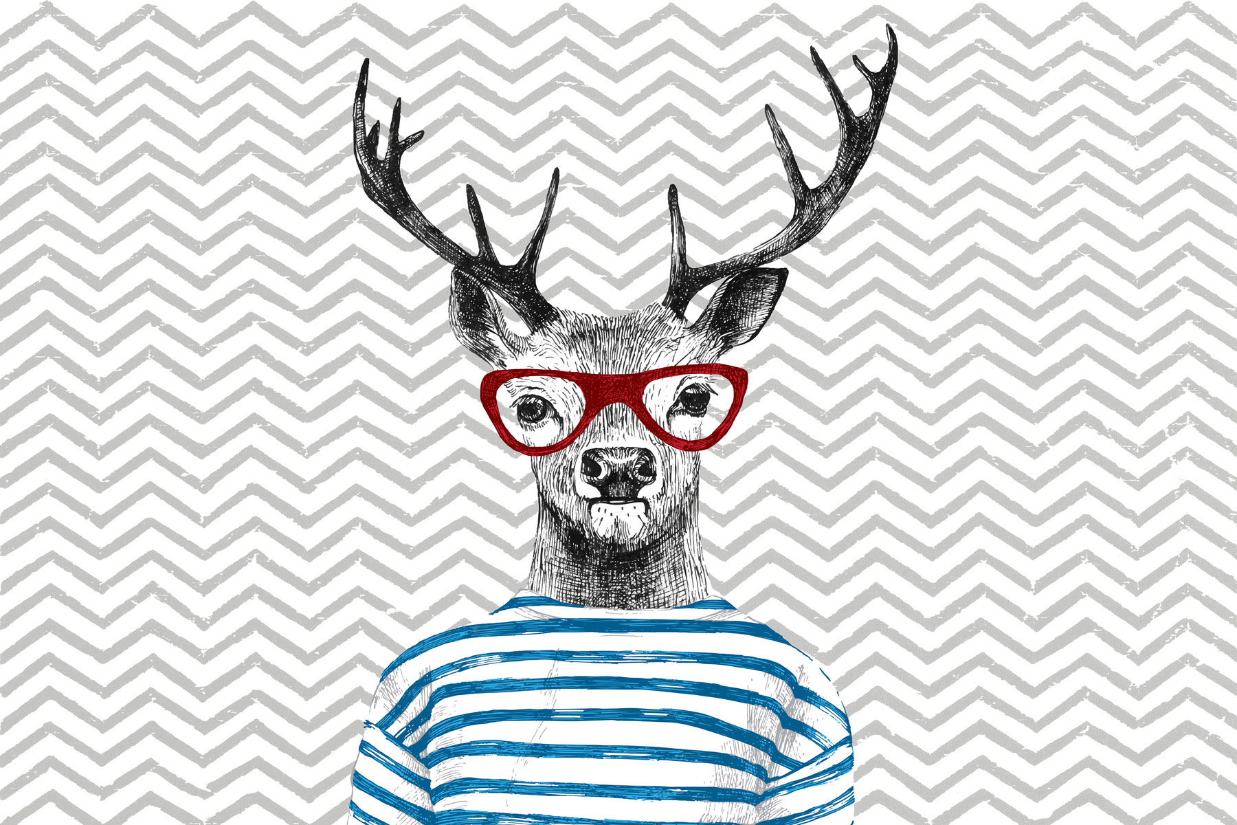 AS Leinwandbild Modern Deer 1 DD132123