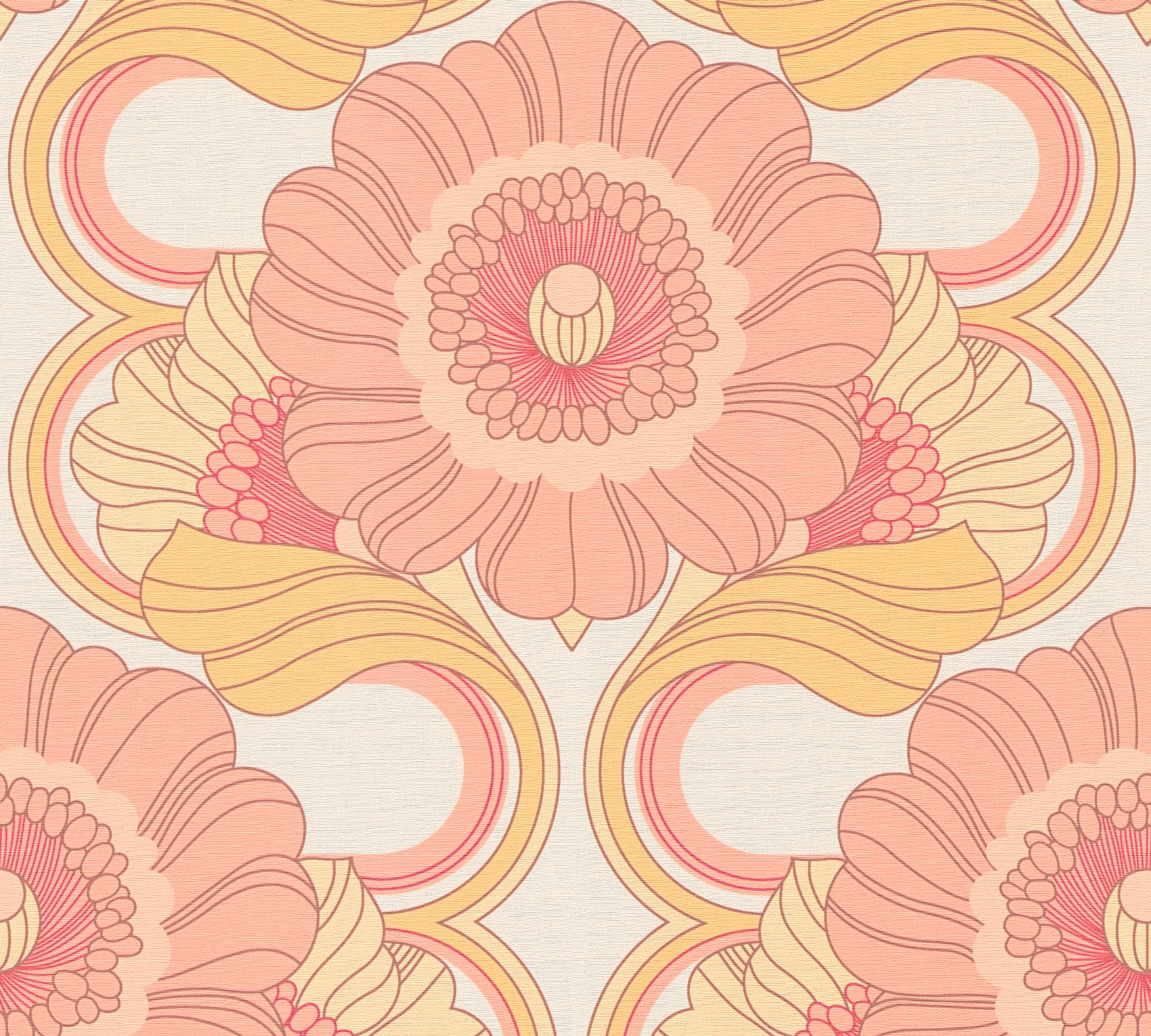 AS Creation Vliestapete Retro Chic Gelb 395305 AS Creation Vliestapete Retro Chic Gelb 395305