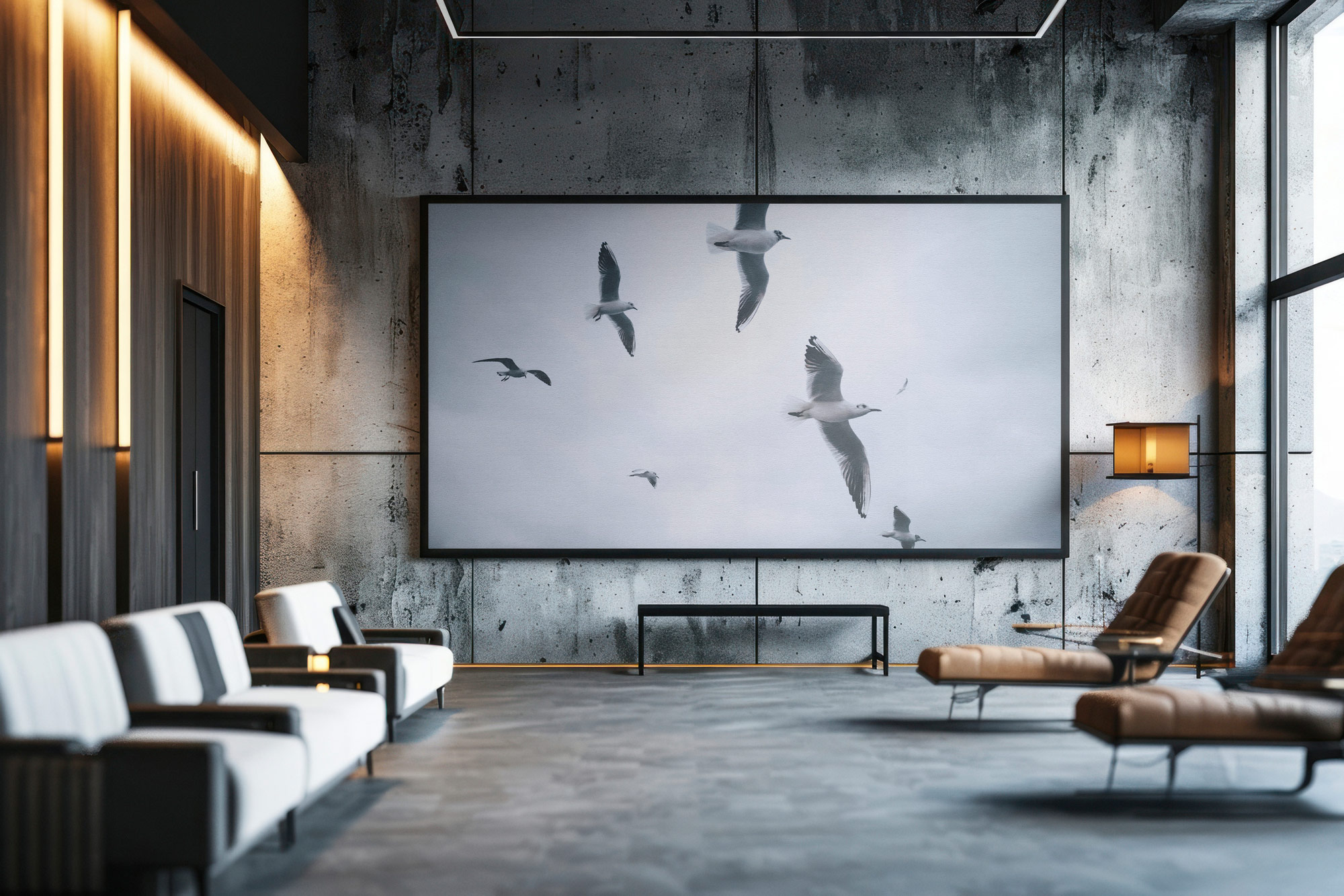 AS Fototapete Walls by Patel 5 Möwen Grau DD134843