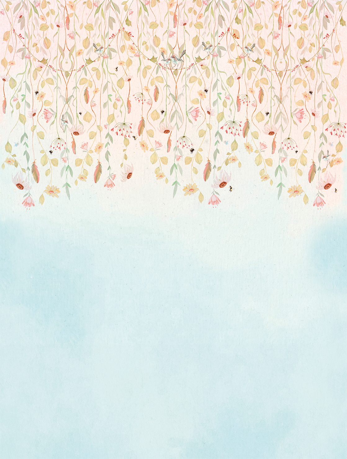 Decoprint Fototapete Cute Walls Blumenfantasie CW61241