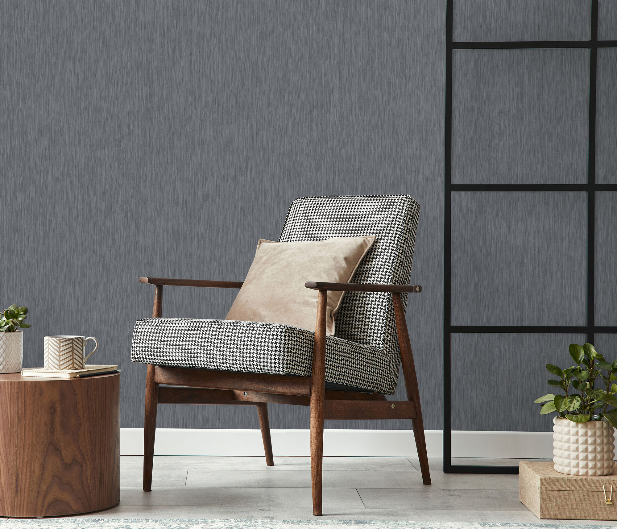 Erismann Vliestapete Code Nature schwarz/anthrazit 1021247