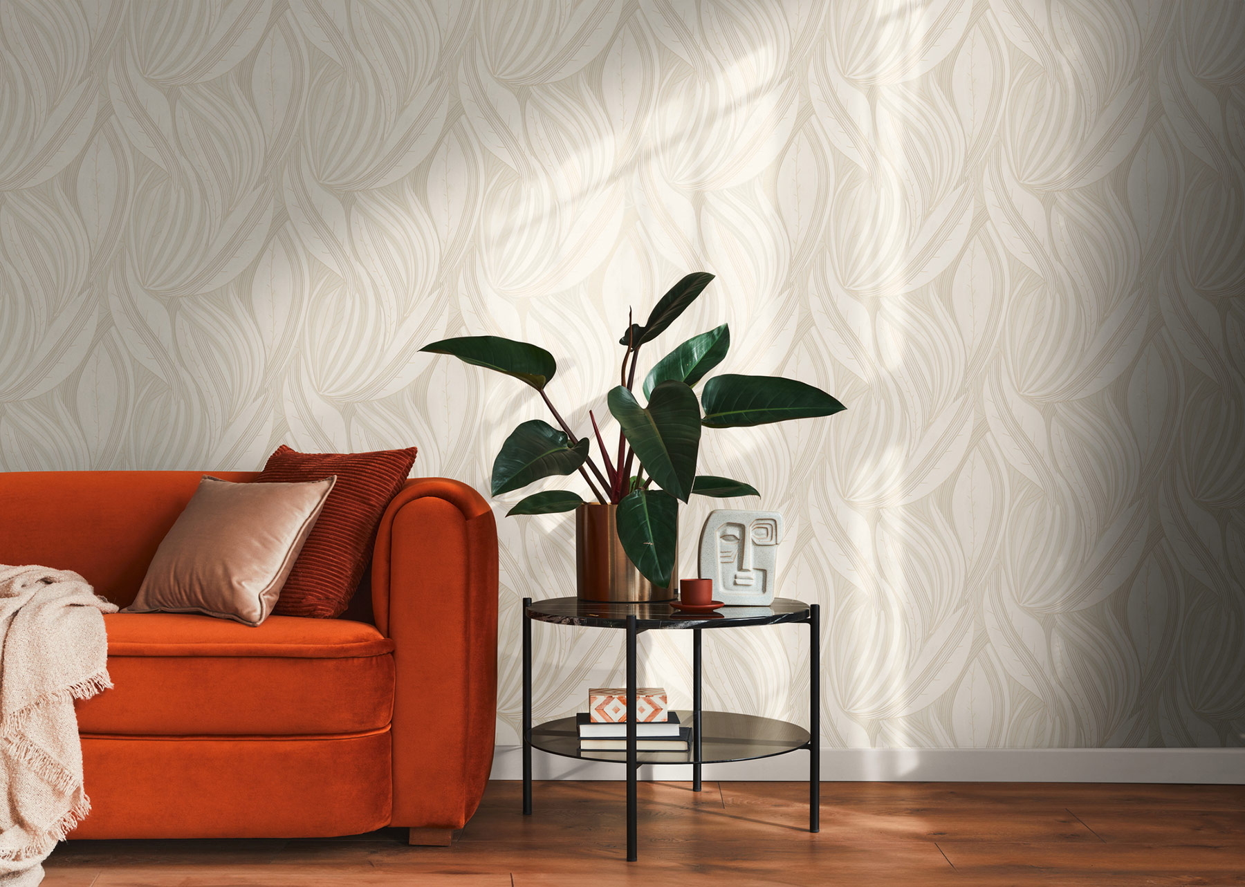 AS Vliestapete MS Hot Spots Floral Creme 786554