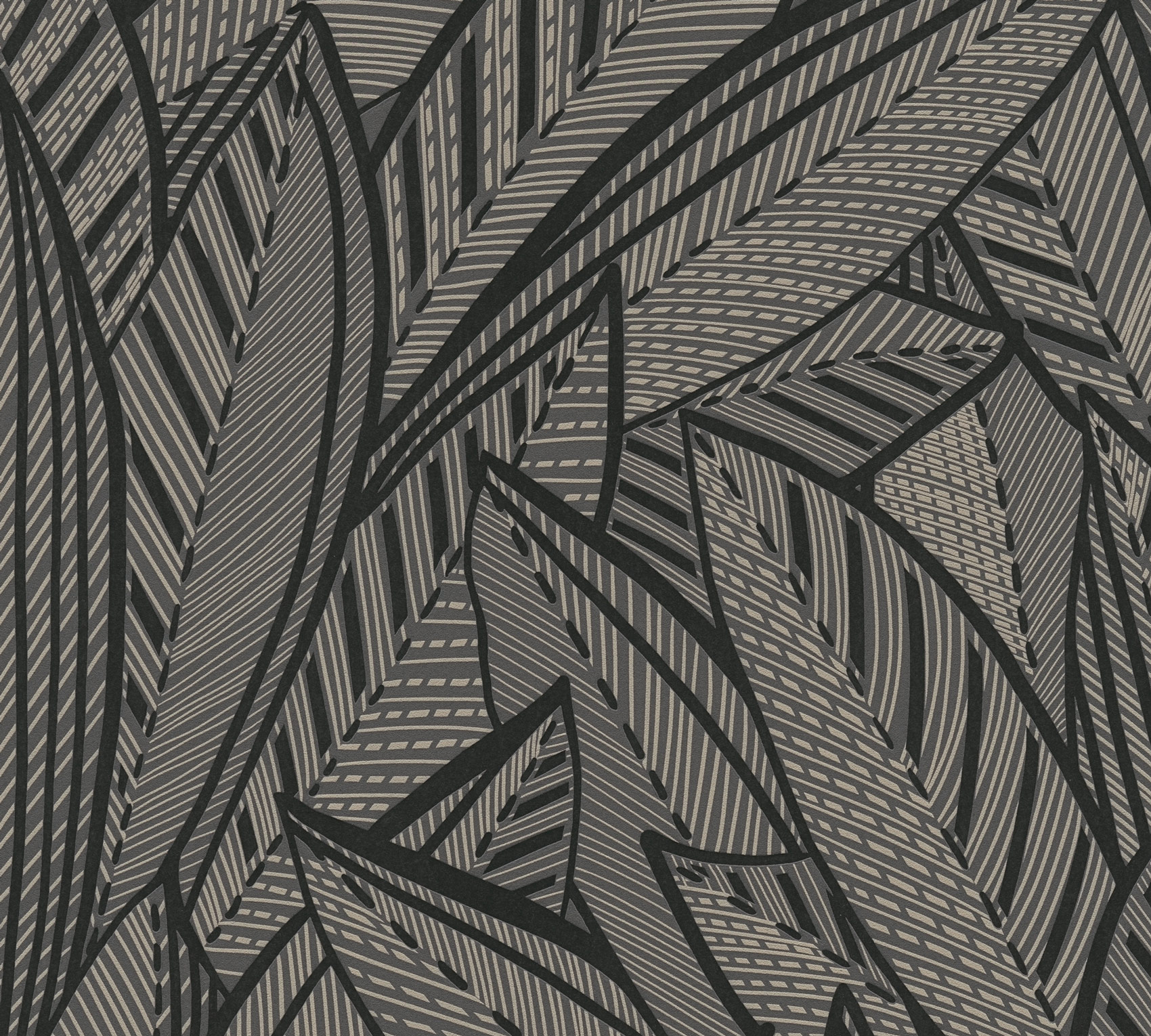 AS Vliestapete French Affair Floral Schwarz 399334