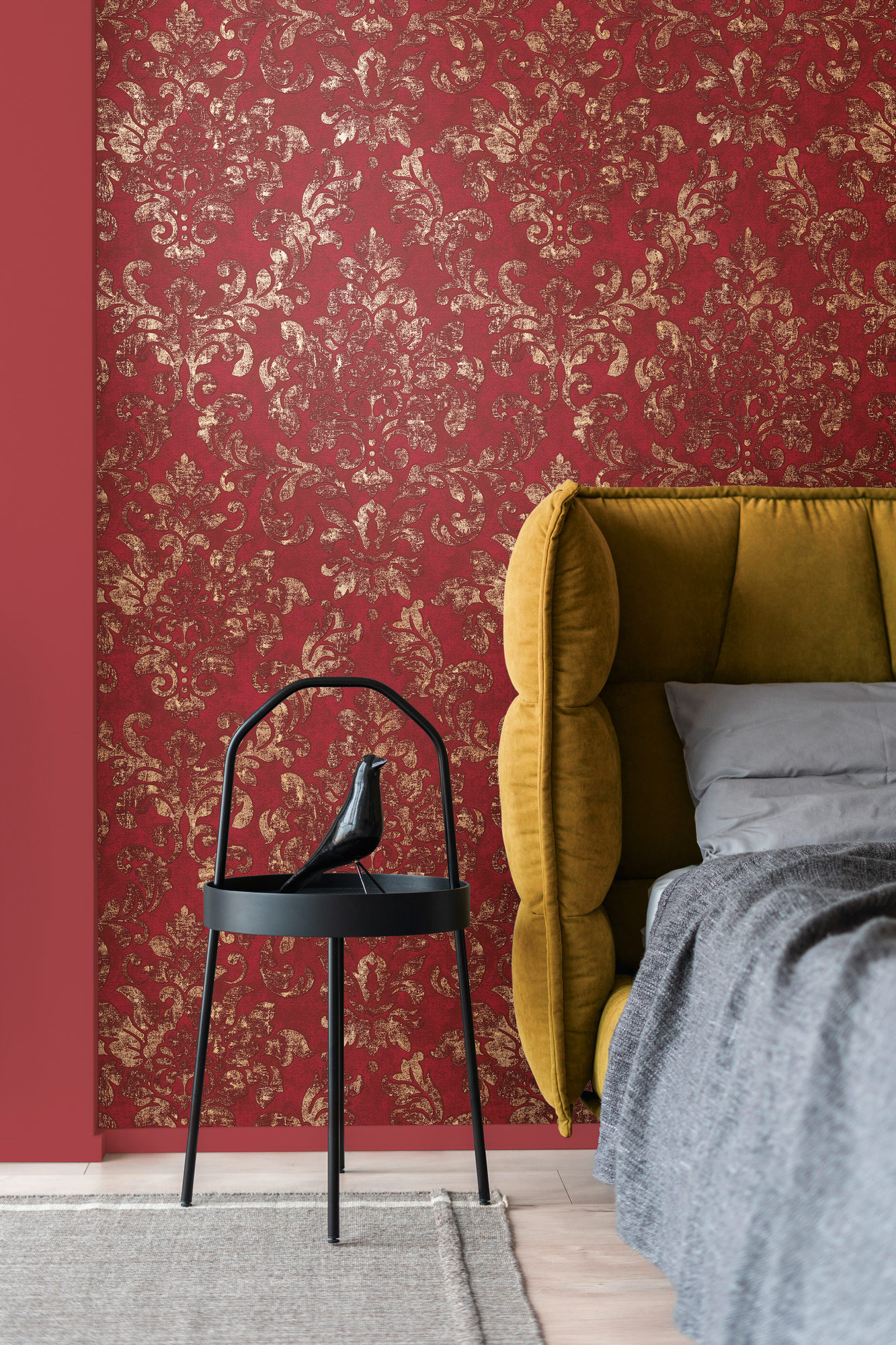 AS Vliestapete Neue Bude 2.0 II Barock rot 374131