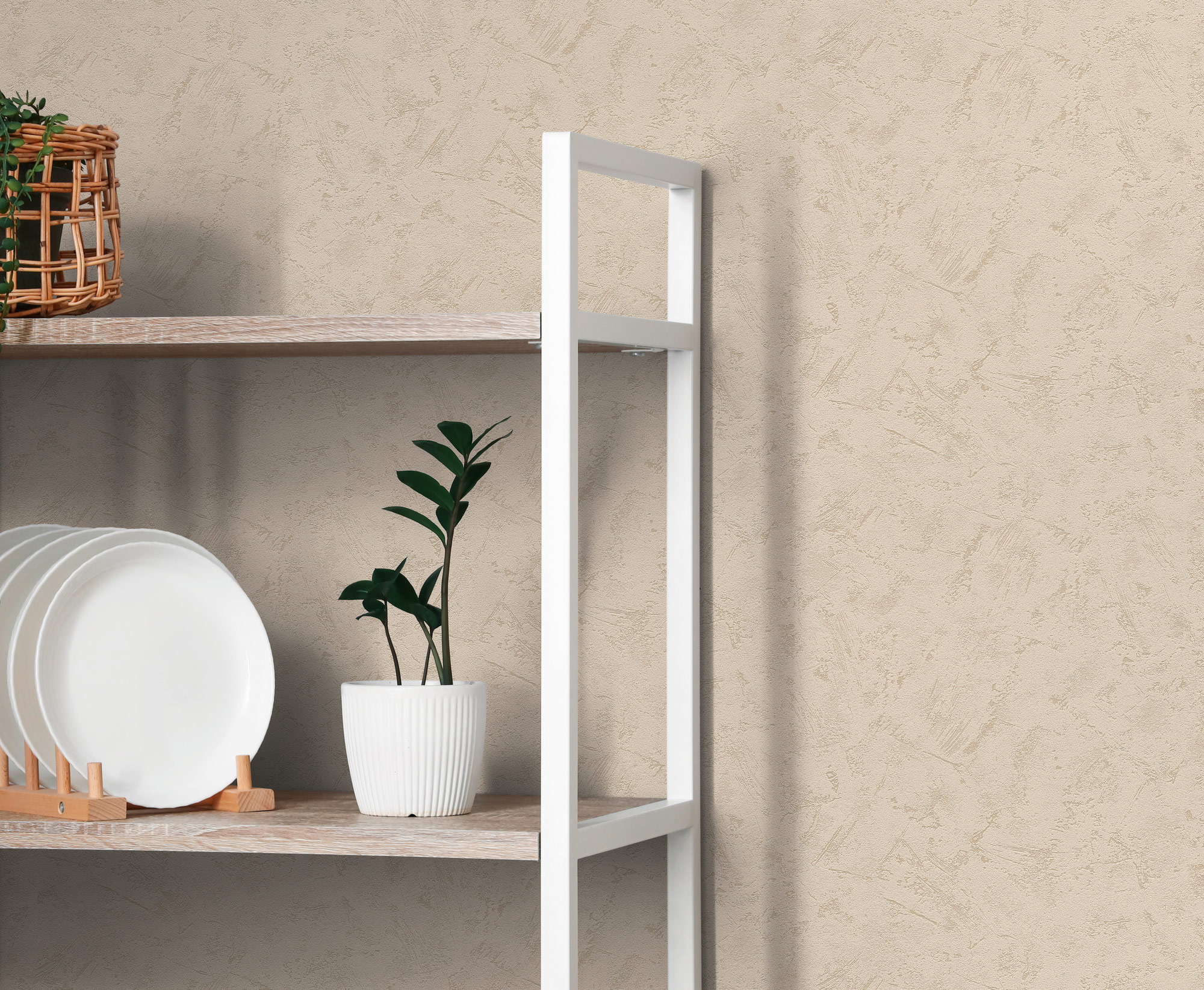 AS Vliestapete Attractive 3 Unitapete Beige 363527