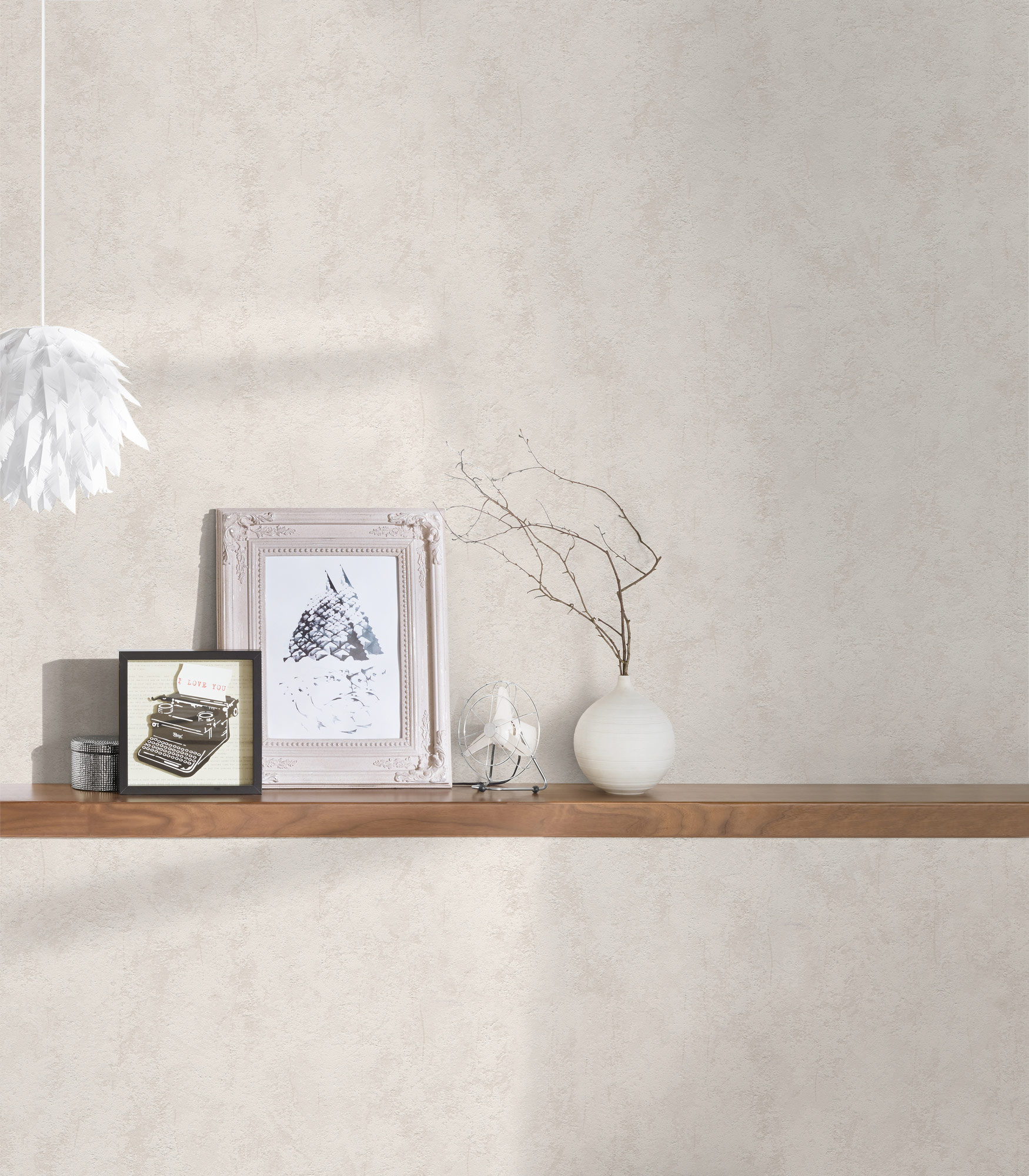 AS Vliestapete Casual Living Creme Unitapete 560148
