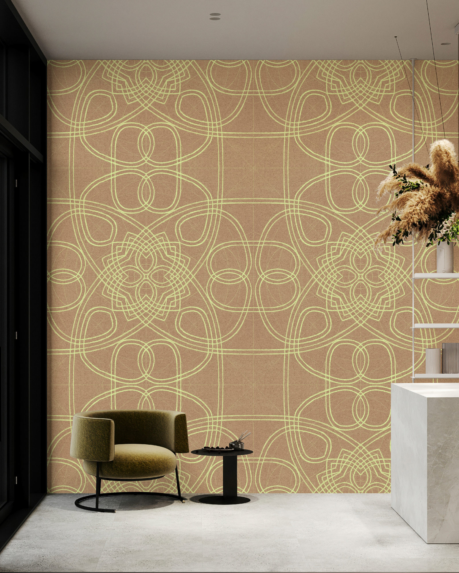 AS Fototapete Walls by Patel 5 Linien Braun DD134477