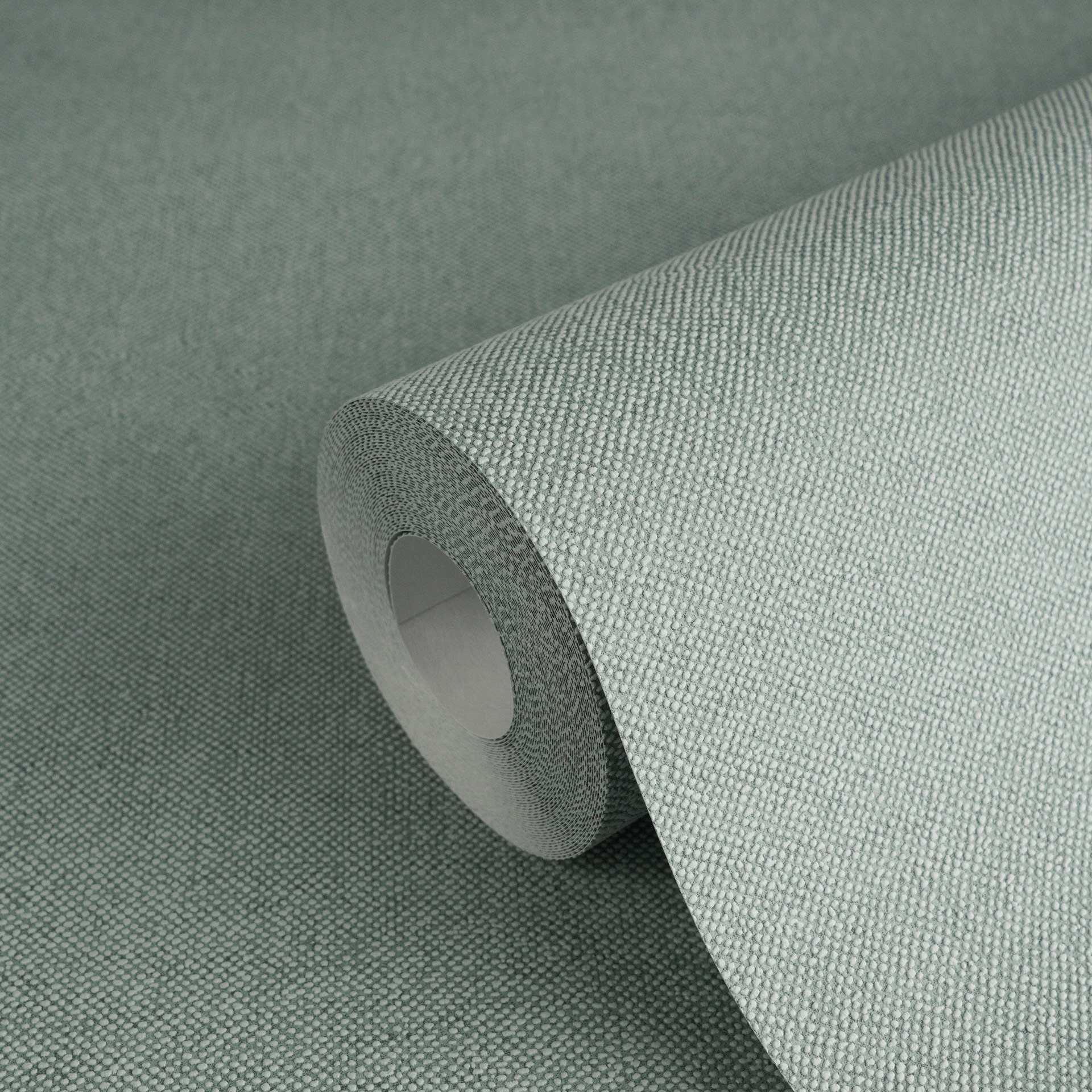 AS Vliestapete Hygge 3 Uni Grün 790977