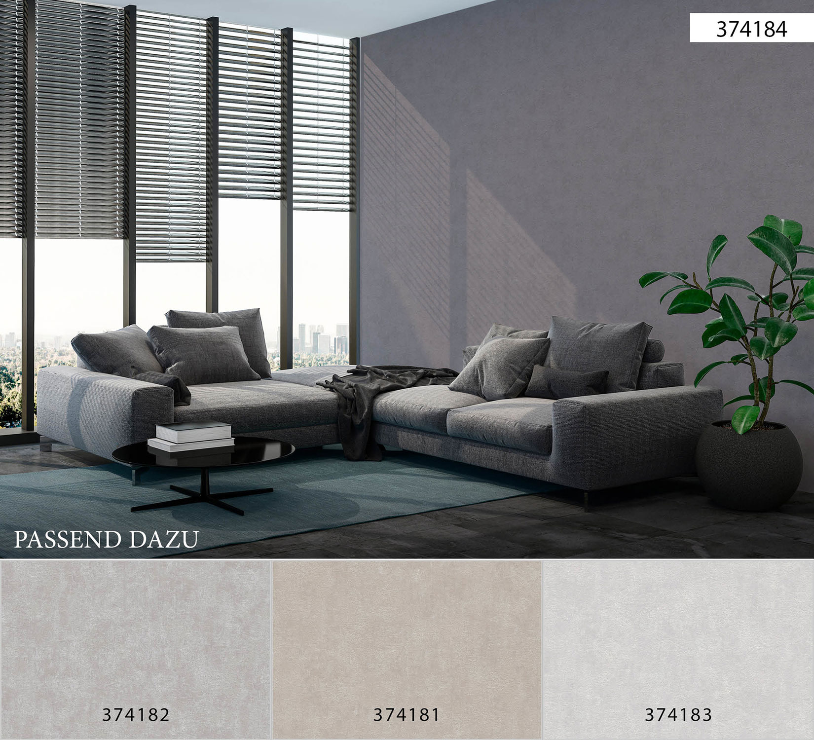 AS Vliestapete New Walls Unitapete 374181