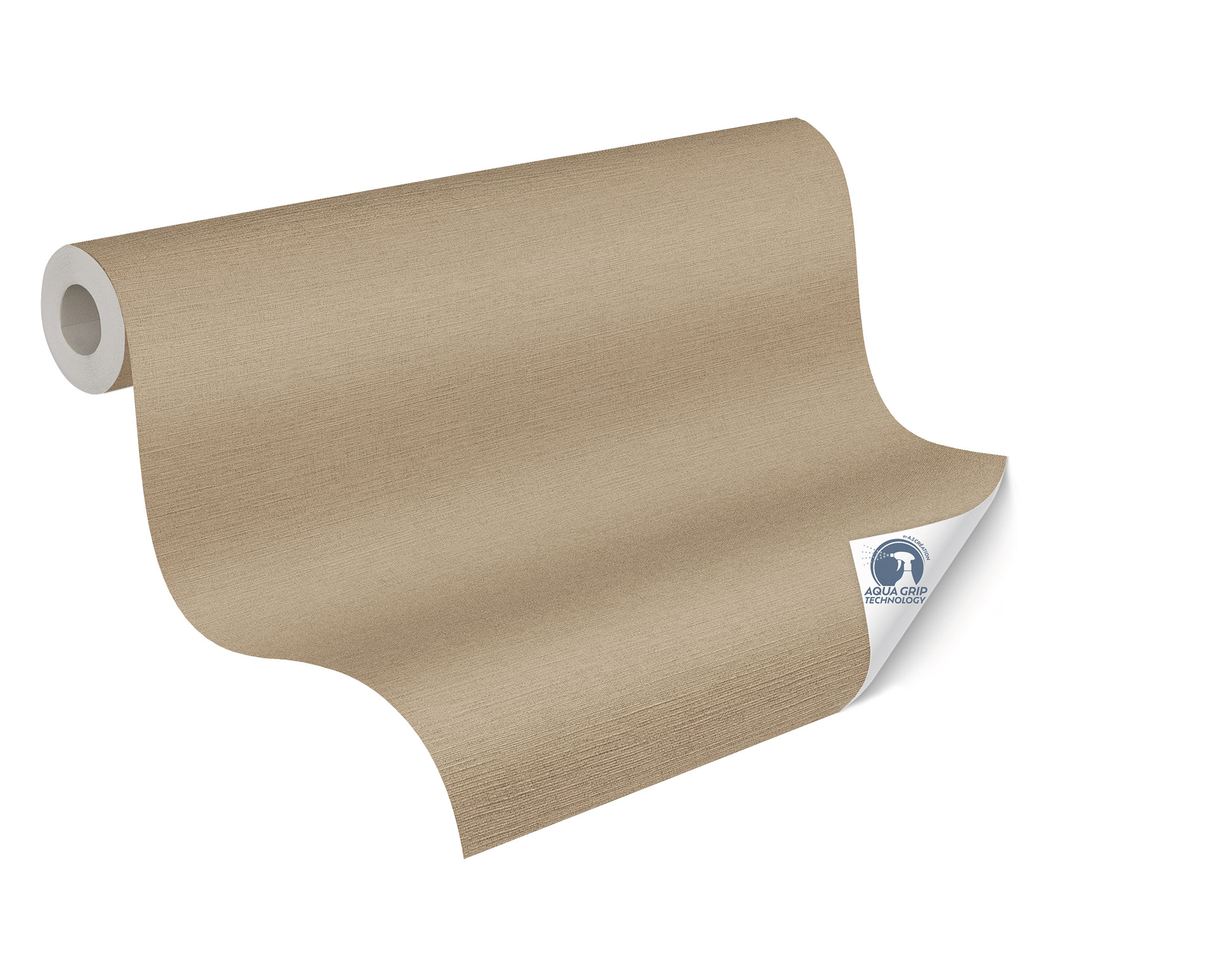 AS Vliestapete Cosiness Designdrop 2 Unitapete Braun 792434