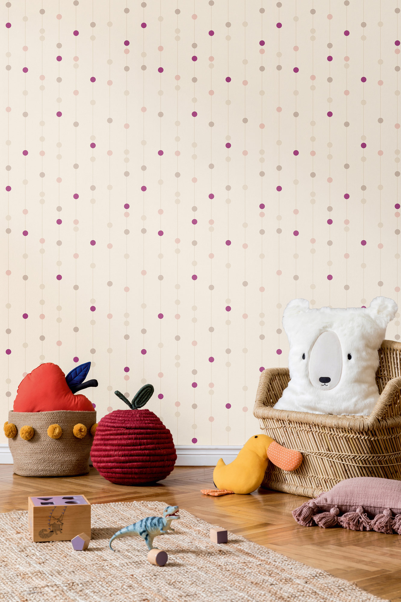 AS Vliestapete Kids Studio Grafik Creme 208514