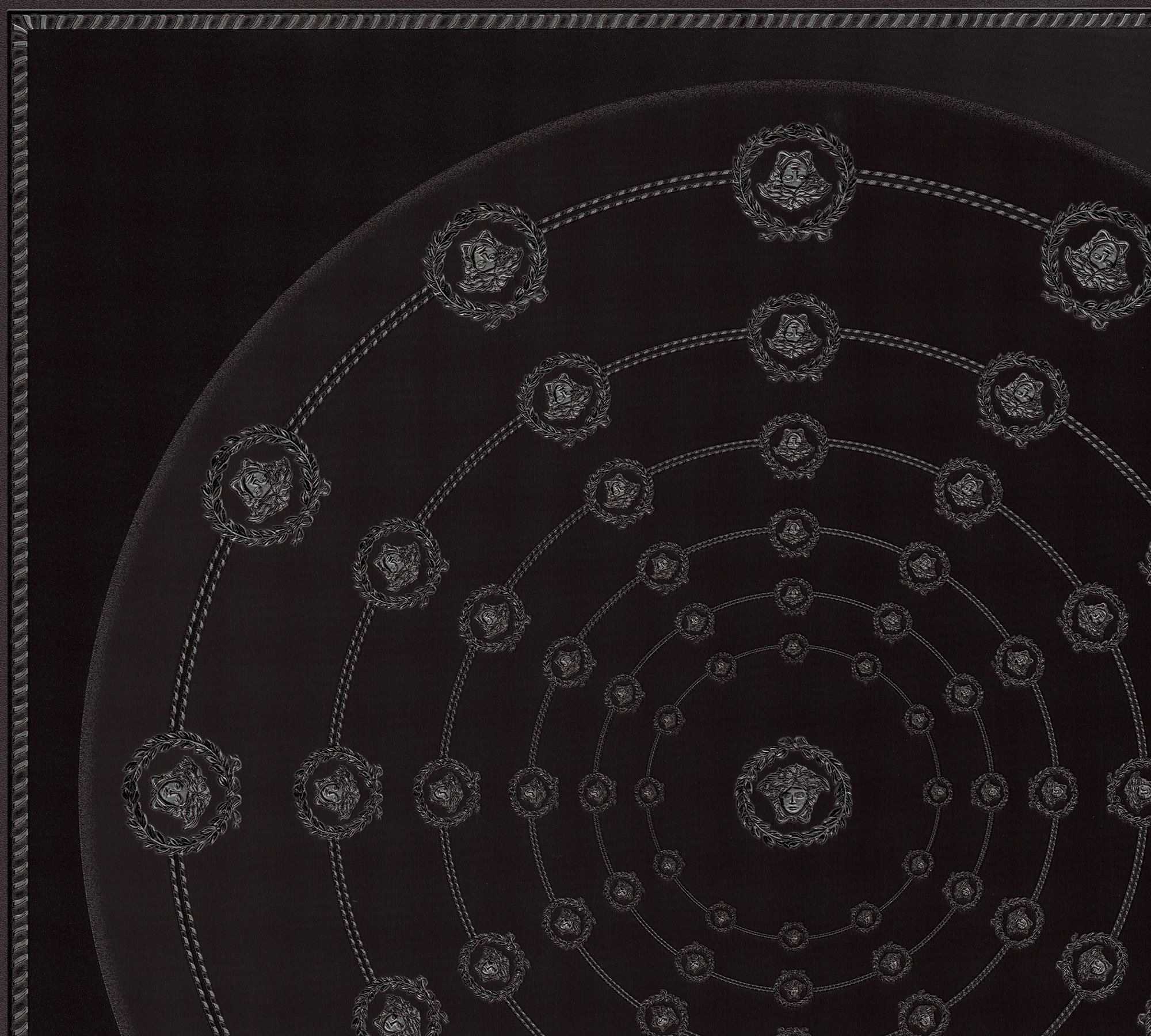 AS Vliestapete Versace 6 Barock Tapete Schwarz 791756