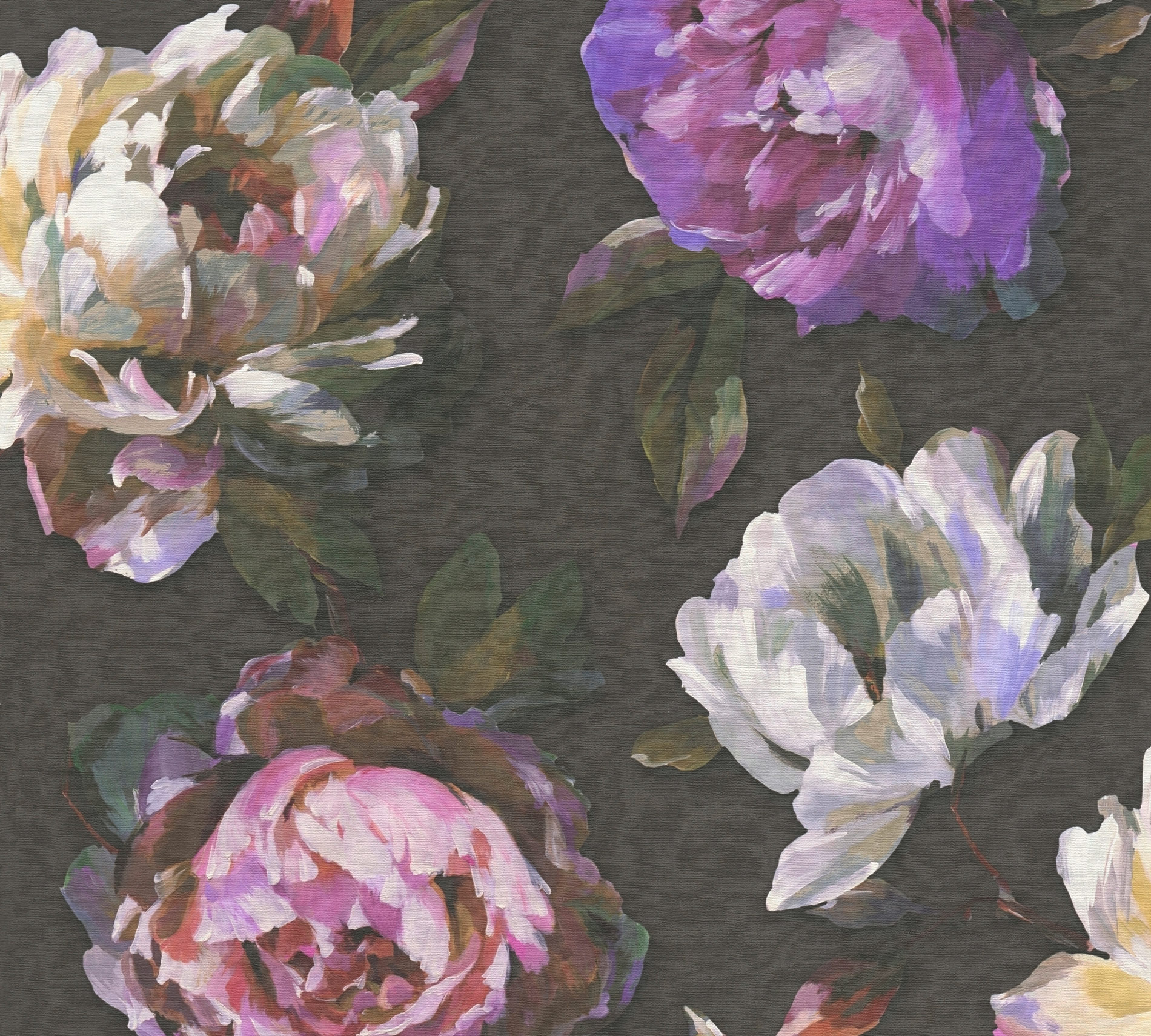 AS Vliestapete PintWalls II Rosen Schwarz 396091