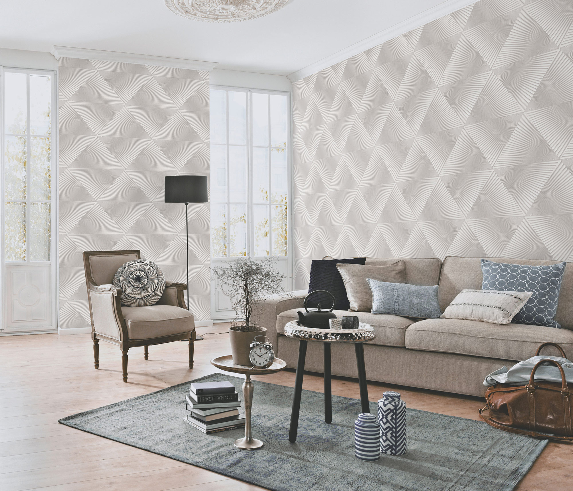 Erismann Vliestapete Spotlight 2 taupe 1040437