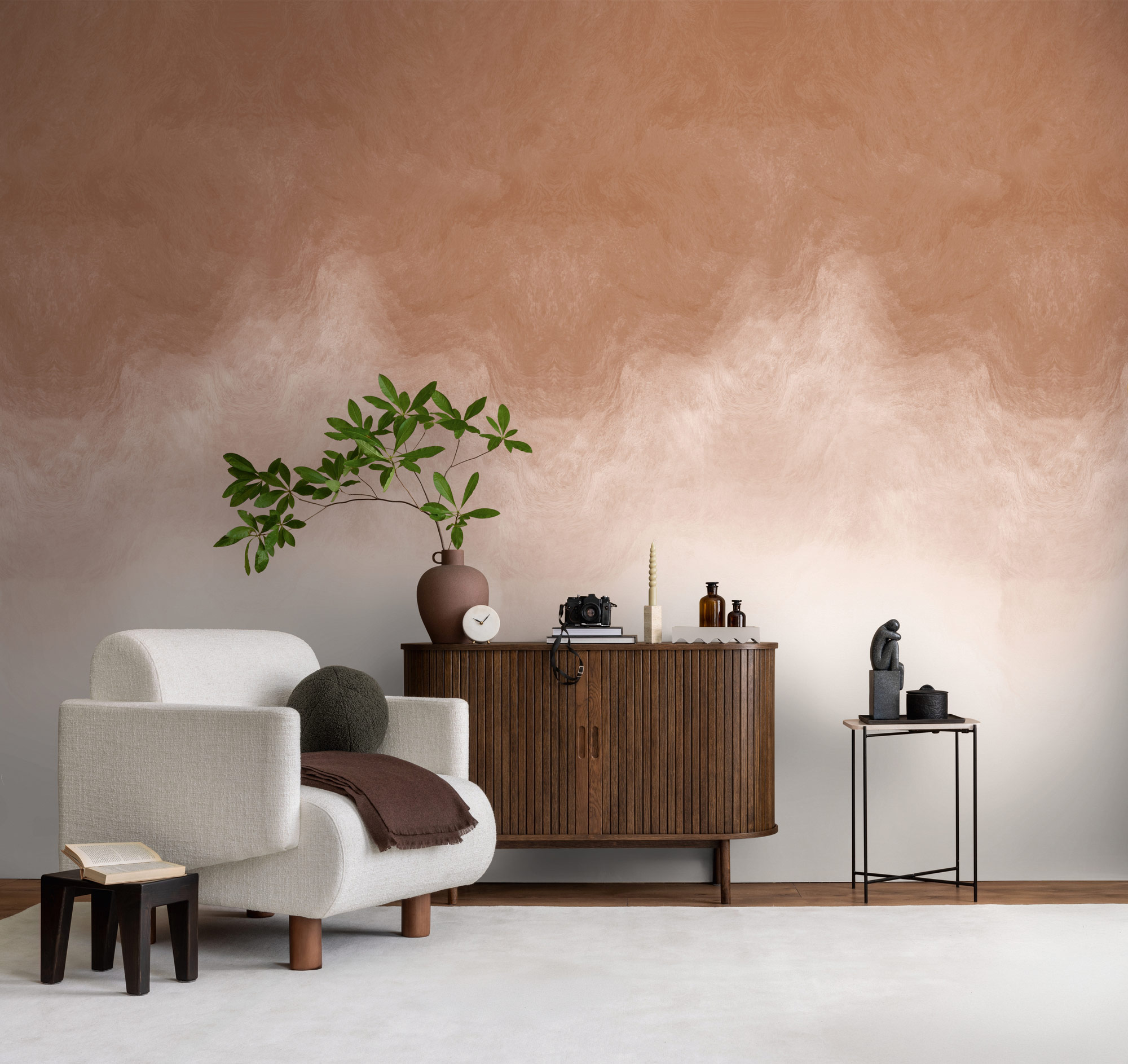 AS Fototapete MS Vibes & Styles Farbverlauf Braun 792164
