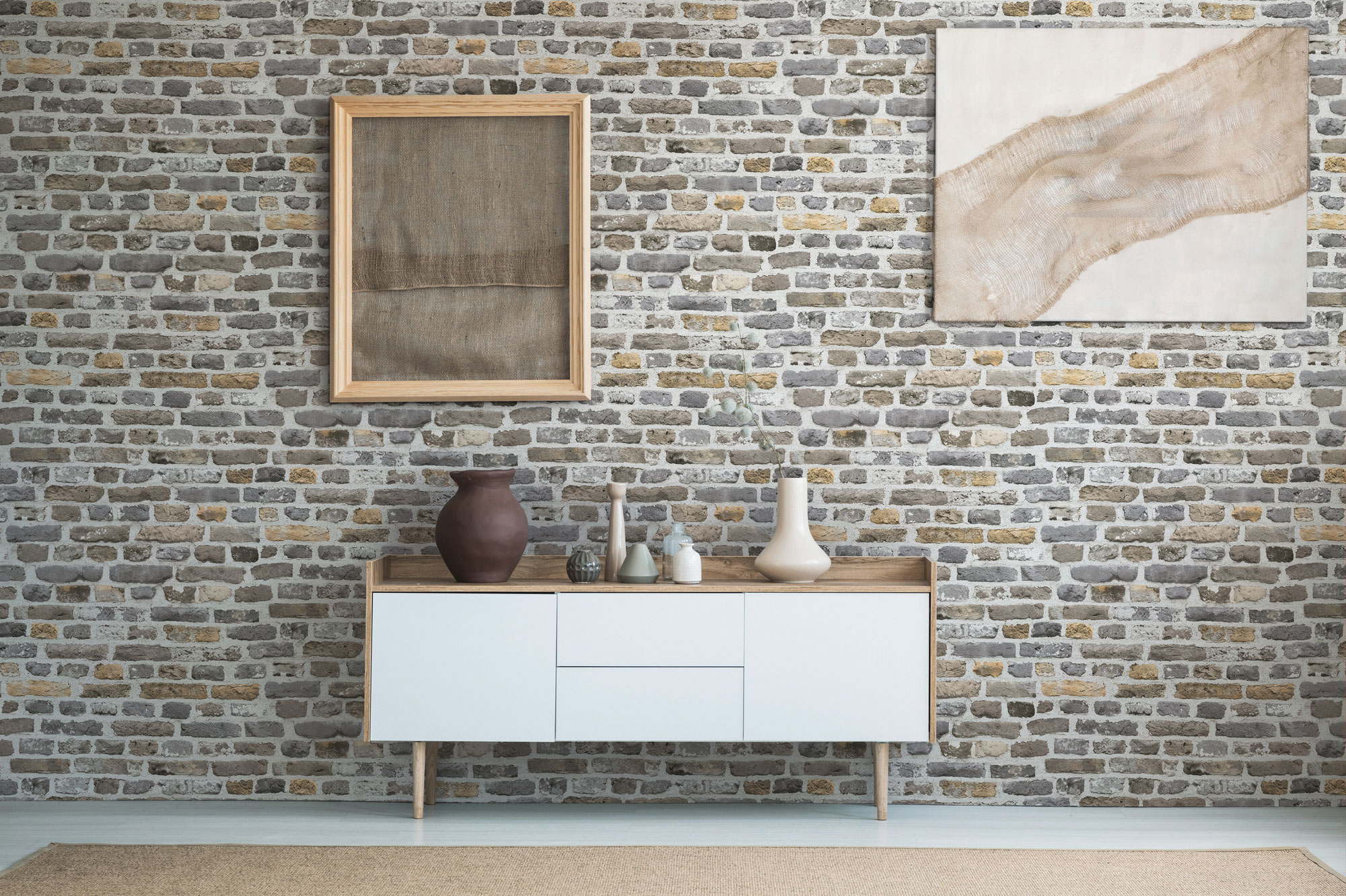 AS Vliestapete Bricks & Stones Backstein Tapete 388292