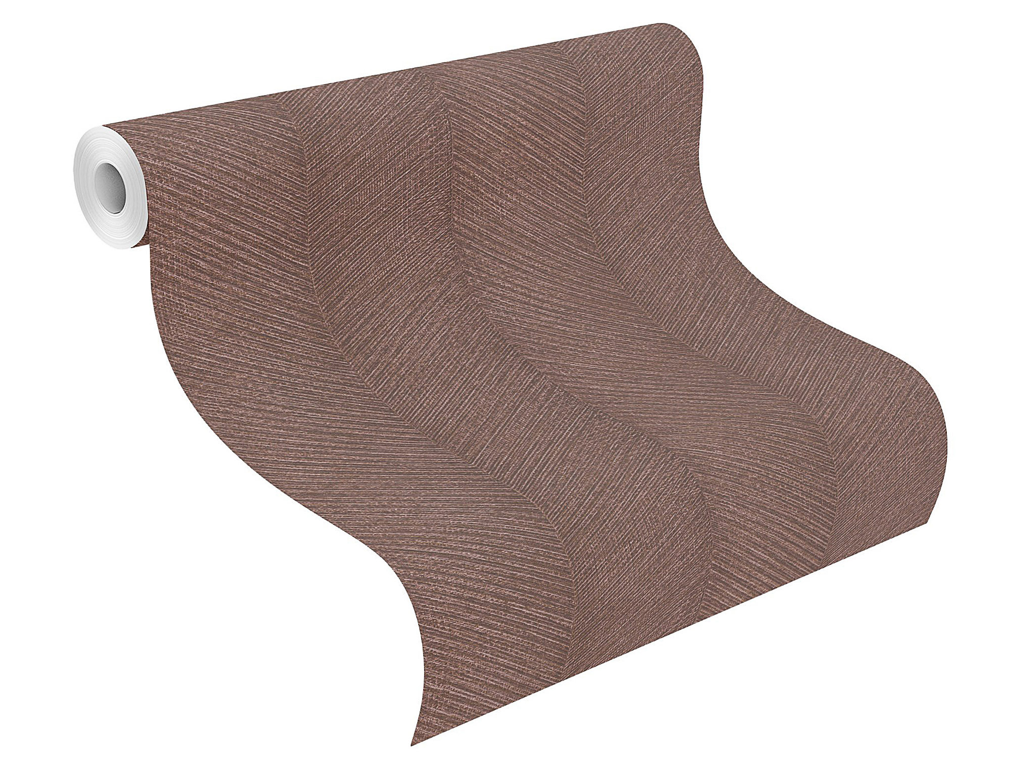 Rasch Vliestapete Amara Braun-Messing dunkel 720365