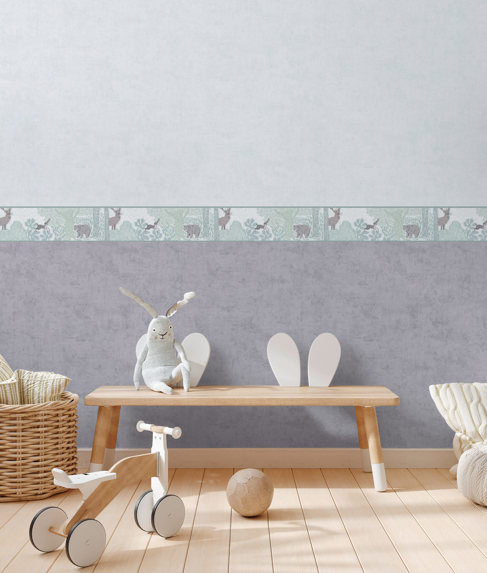 AS Vliestapete Lilly & Luis Unis Grau 771796