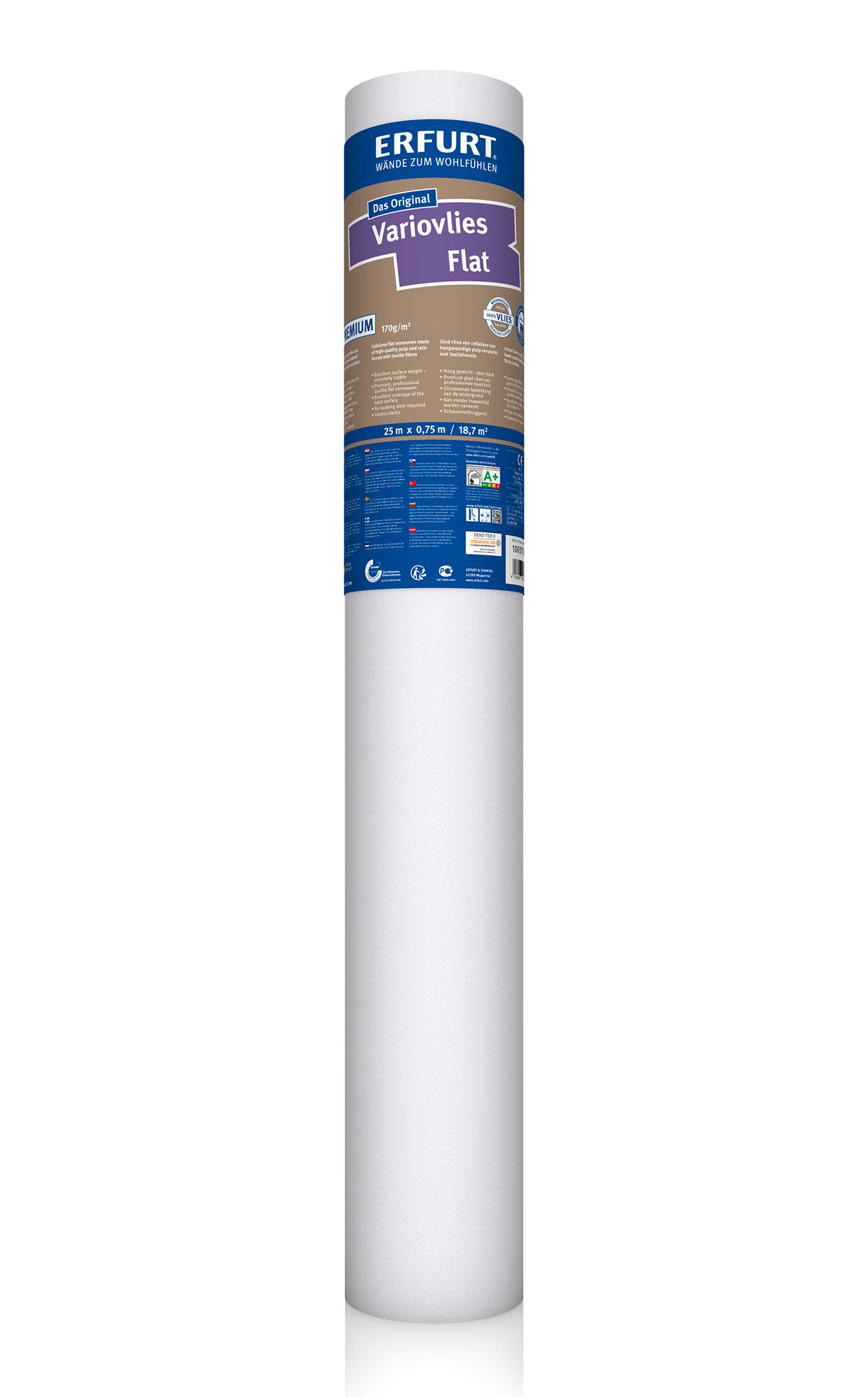 Erfurt Glattvlies Variovlies Flat Premium | Einzelrolle