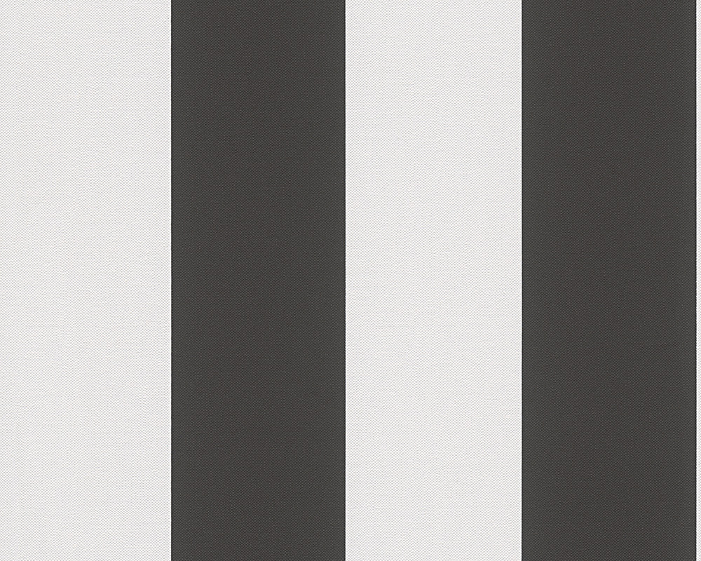 AS Vliestapete Elegance 3 Streifen Schwarz 334213