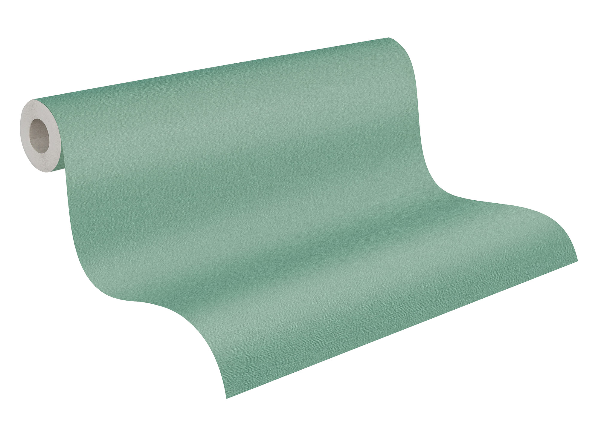 AS Vliestapete French Affair Einfarbig Grün 395801