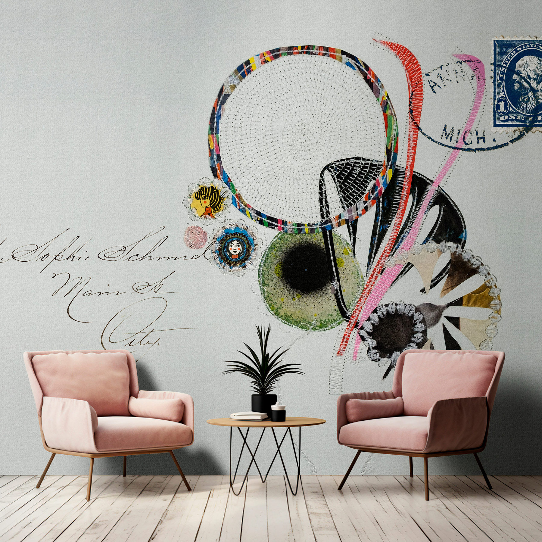 AS Fototapete Walls by Patel 5 Brief Grau DD134369