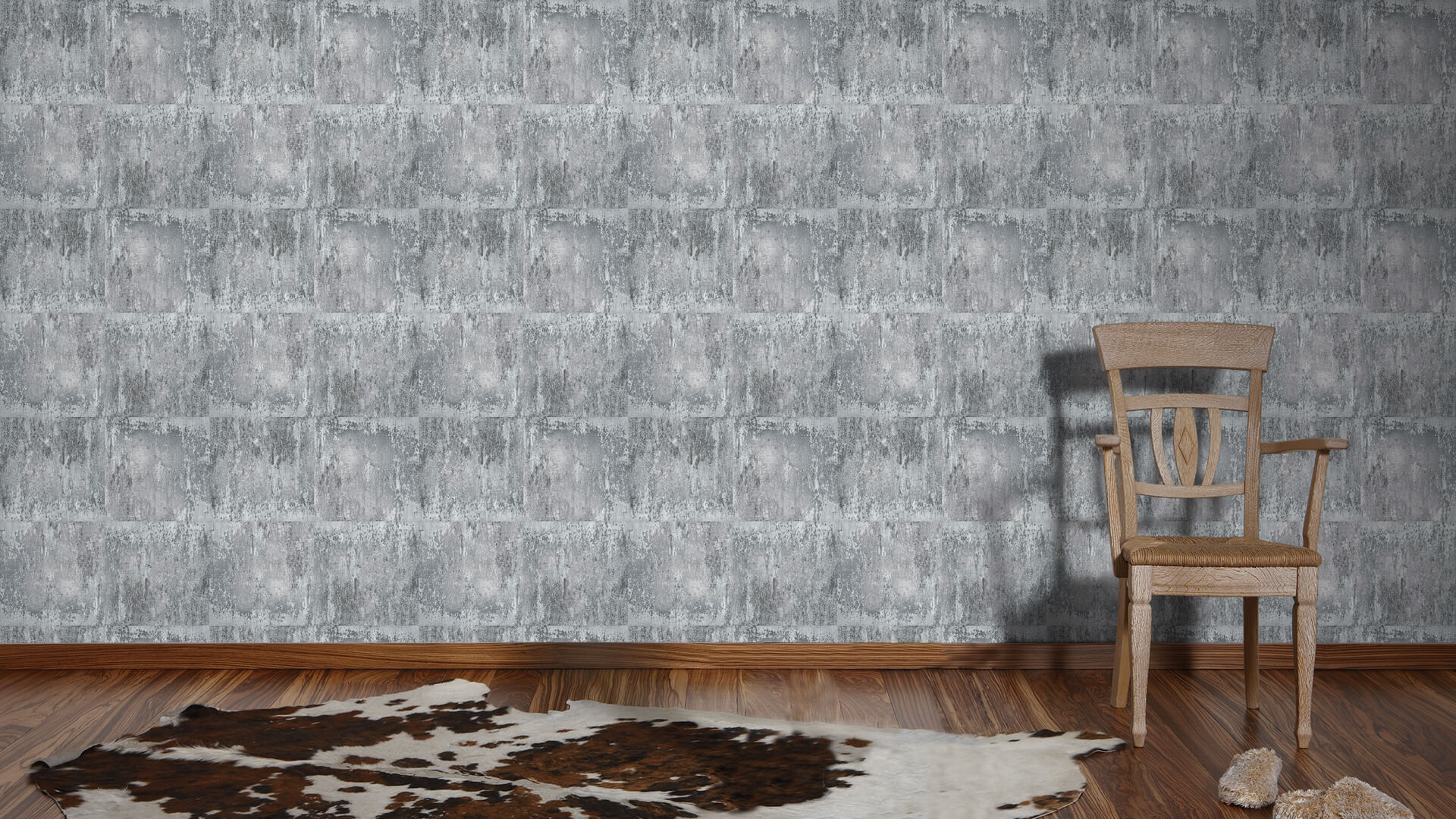 AS Création Vliestapete Neue Bude 2.0 Metalloptik 361183