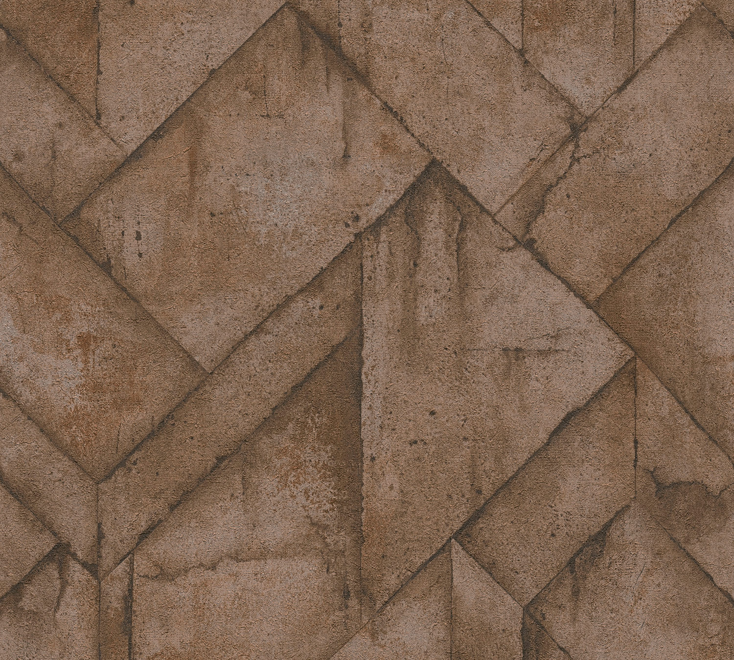 AS Vliestapete Industrial Designtapete braun 377411