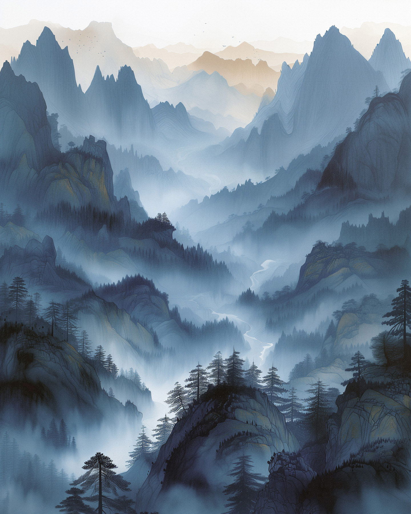 AS Leinwandbild Asian MountainB DD133231